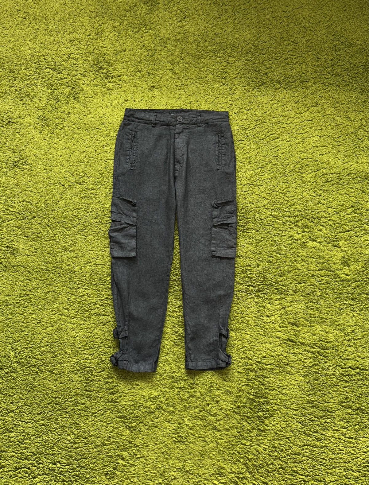 Army Of Me Never Enough avant garde linen cargo pants Size 28" / US 6 / IT 42 - 1 Thumbnail