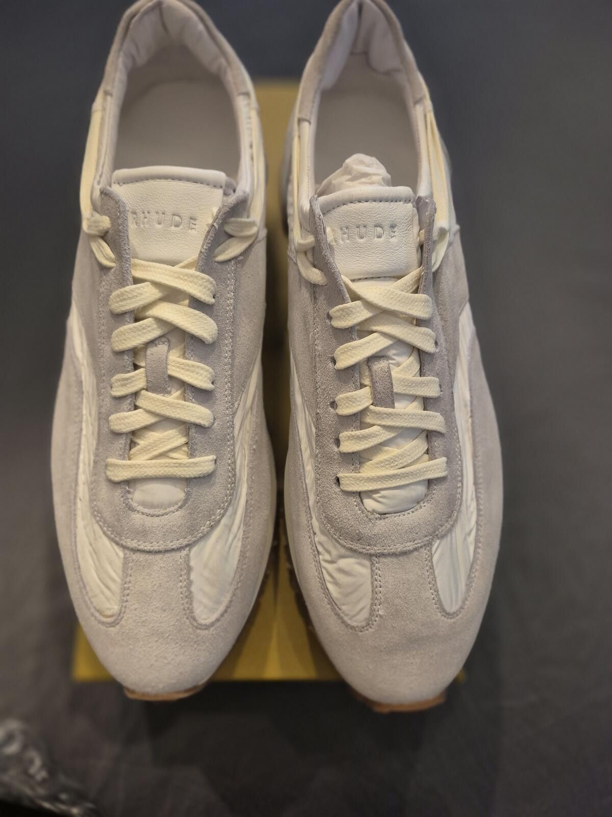 Rhude RHUDE Runners 12 M White/Grey Brand New Size US 12 / EU 45 - 6 Thumbnail