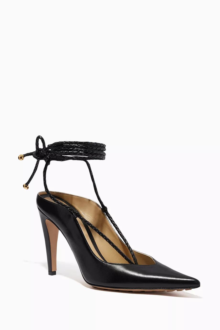 Bottega Veneta o1y0725 Stiletto Heel Pumps in Black Size US 9 / IT 39 - 2 Thumbnail