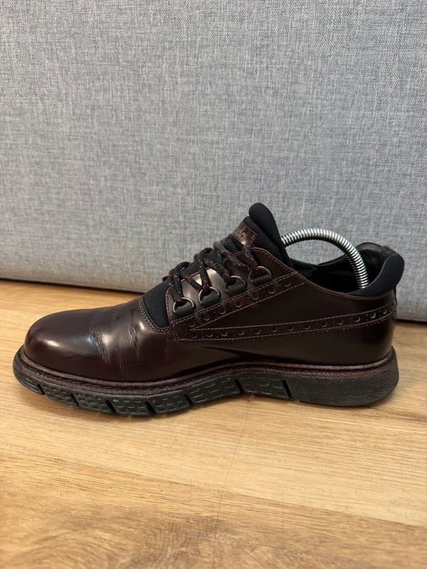 Barracuda Barracuda Italy Leather Lace Ups Burgundy shoes size 40 Size US 10 / IT 40 - 3 Thumbnail