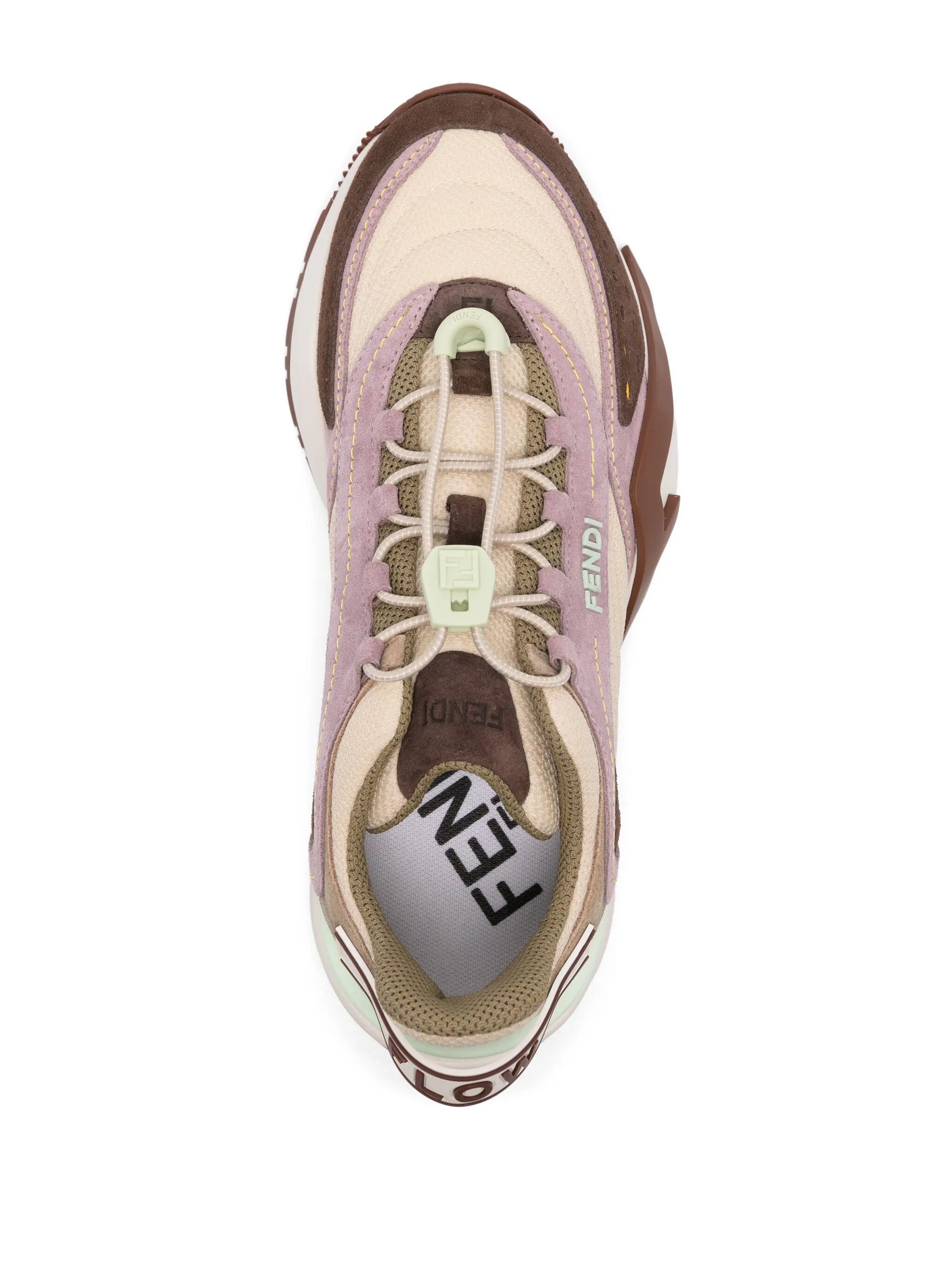 Fendi o1s1wg111025 Flow Low-Top Sneakers in Multicolor Size US 6 / IT 36 - 4 Thumbnail