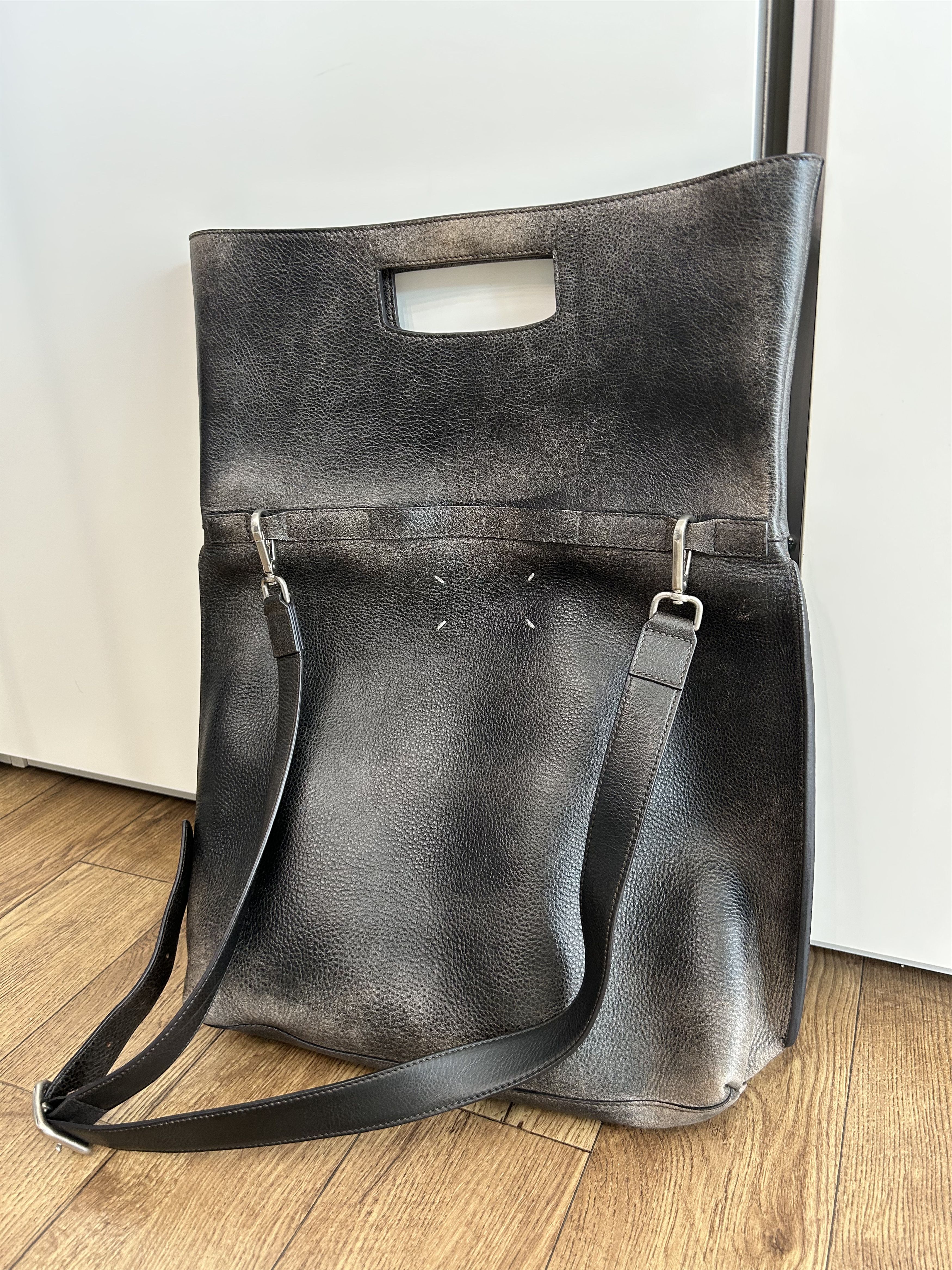 Maison Margiela MAISON MARGIELA Dirty-Wash Messenger Bag Size ONE SIZE - 2 Thumbnail