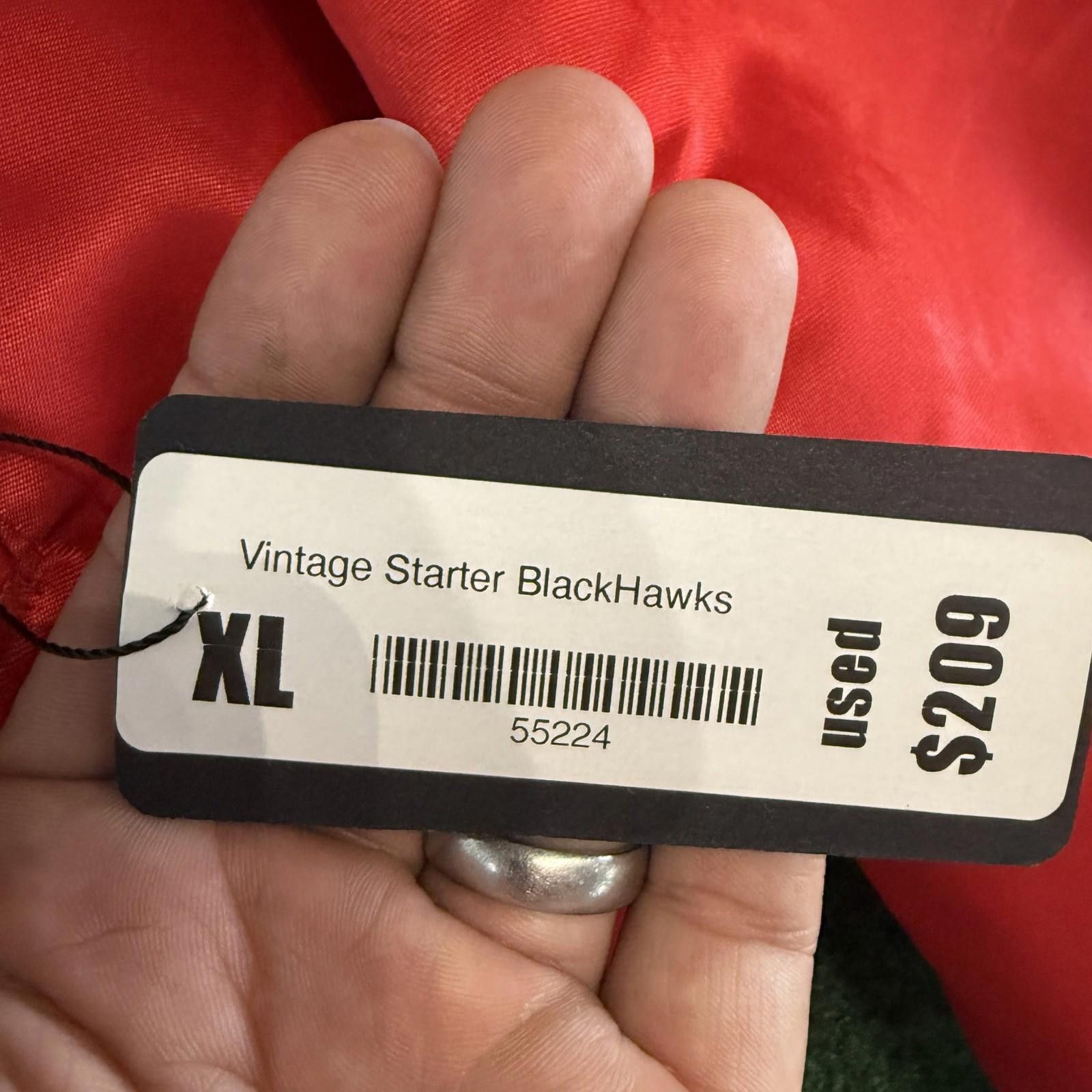 Starter Vintage Starter BlackHawks Jacket XL Size US XL / EU 56 / 4 - 10 Thumbnail