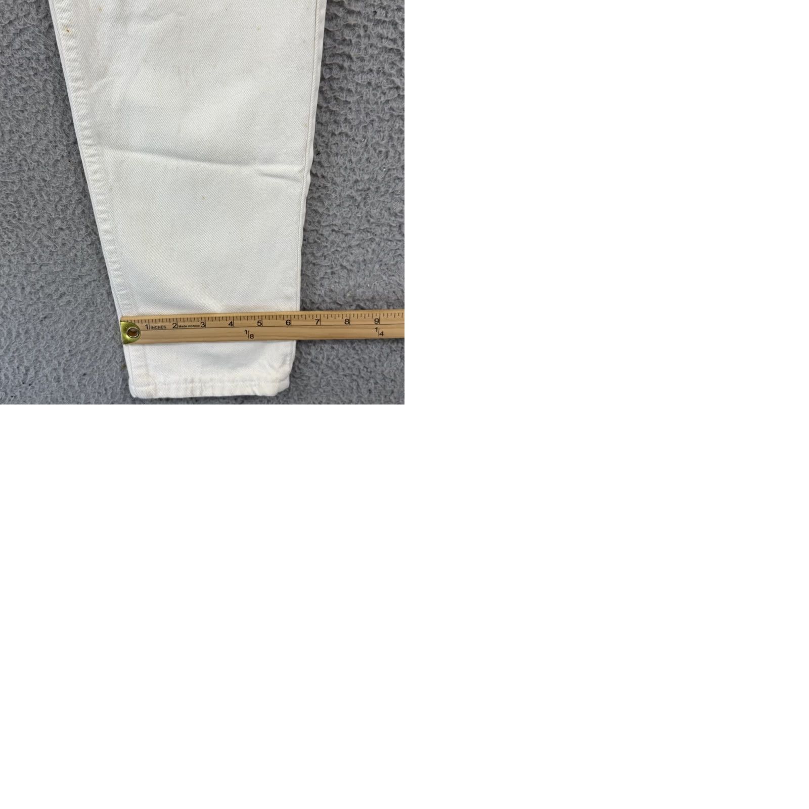 Levi's VINTAGE Levi's 550 Jeans Womens 11 White Denim 90s Relaxed Tapered Leg USA Size 32" / US 10 / IT 46 - 10 Thumbnail