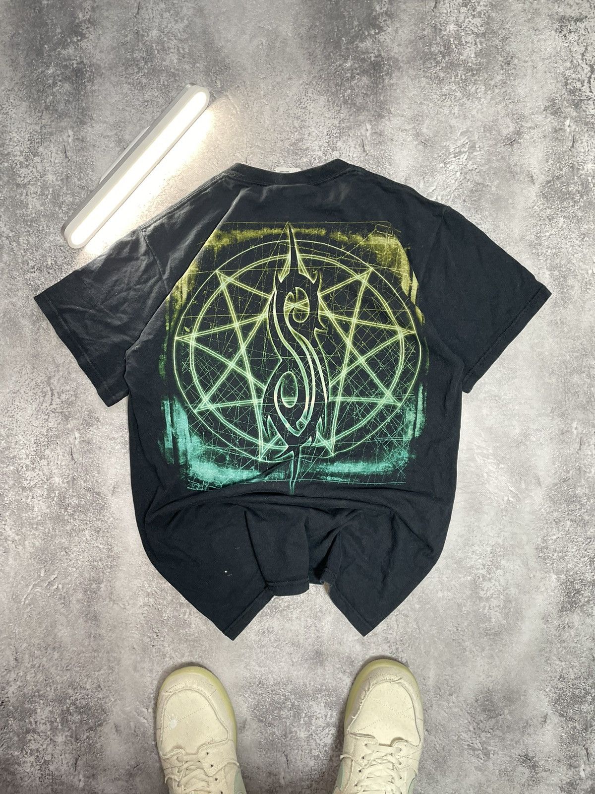 Band Tees Vtg Y2K Slipknot IOWA 2001 Nu Metal Tour Band Tee Size US M / EU 48-50 / 2 - 5 Thumbnail