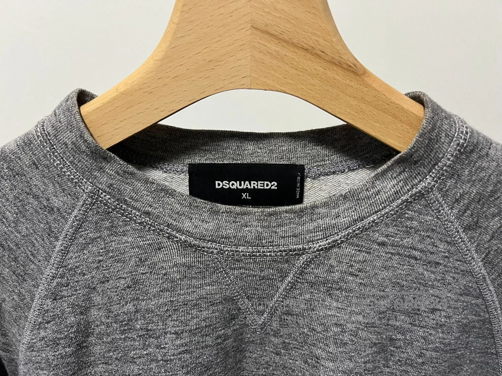 Dsquared2 DSQUARED2 Gray Cotton Slim Sweatshirt. Size US XL / EU 56 / 4 - 3 Thumbnail