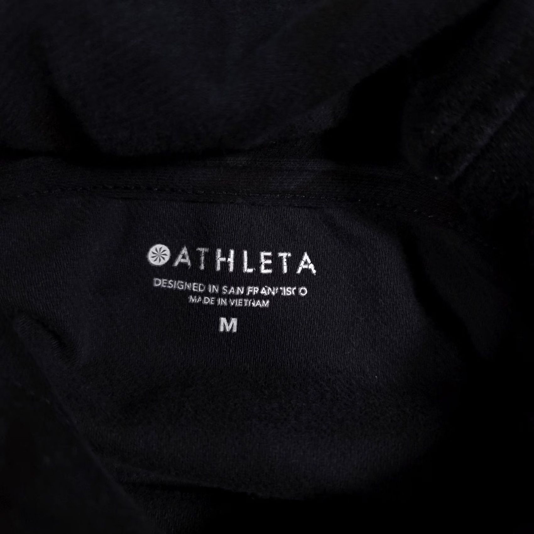 Athleta Athleta Hoodie Womens M Blue Camouflage Cropped Pullover Long Sleeve Sweatshirt Size M / US 6-8 / IT 42-44 - 5 Thumbnail