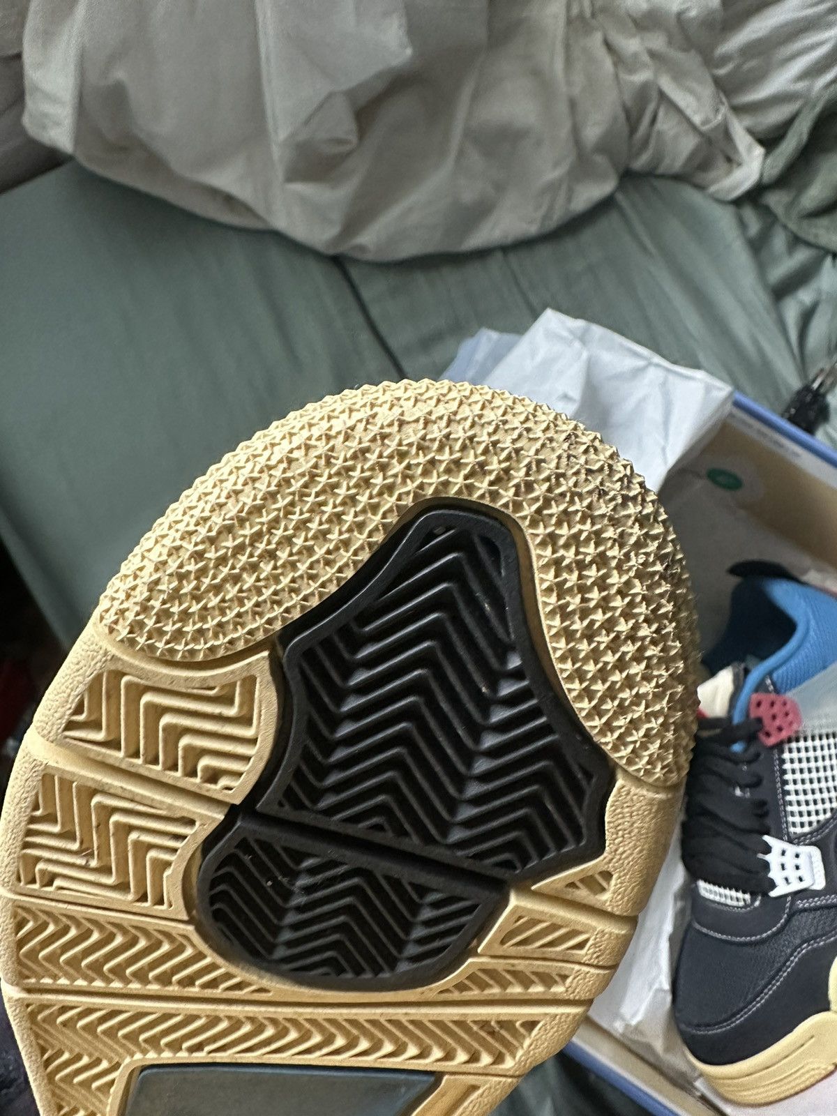 Jordan Brand × Nike × Union LA Union LA x Air Jordan J4 Off Noir Size US 9 / EU 42 - 7 Thumbnail