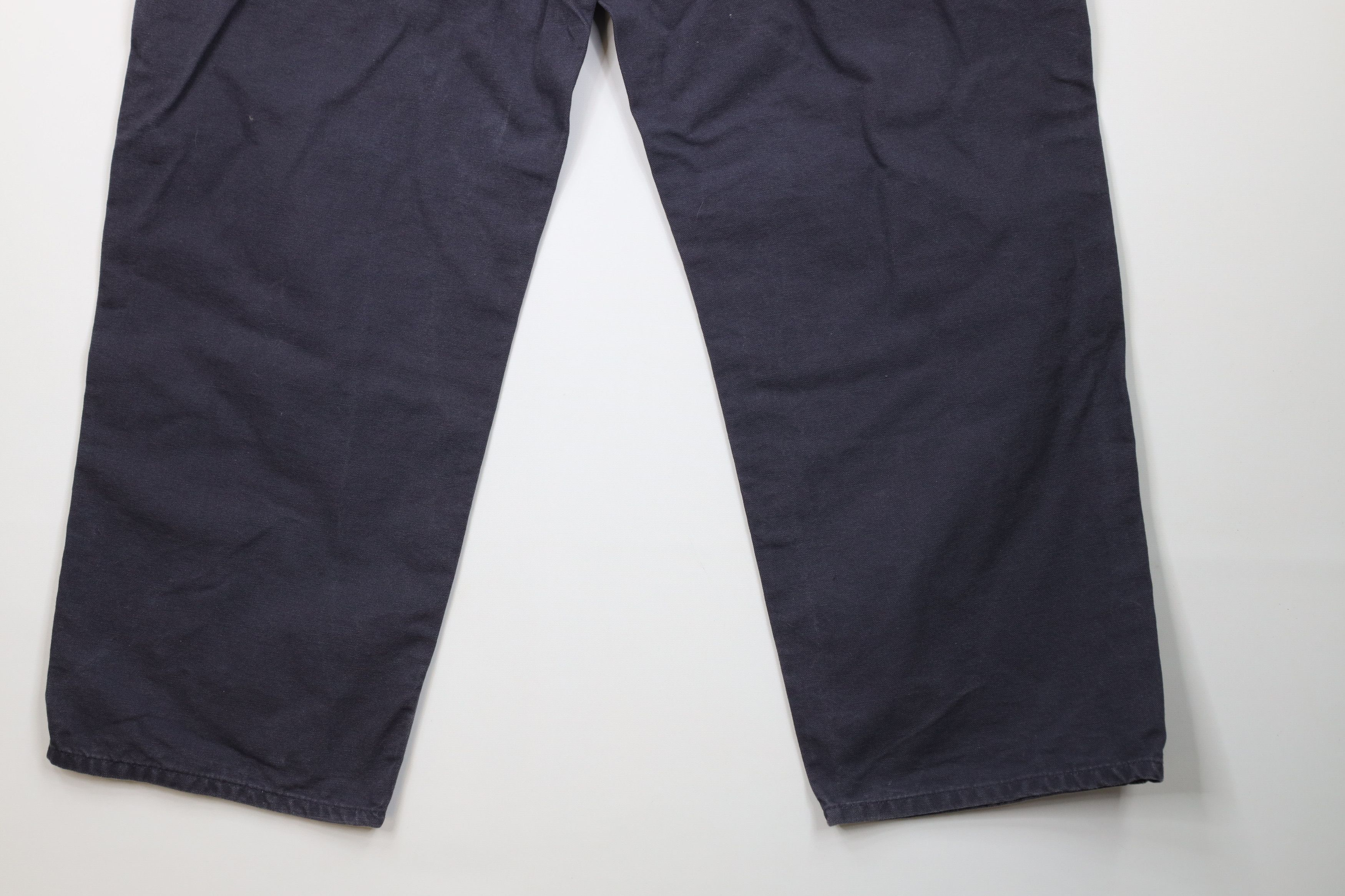 Carhartt Vintage Y2K Carhartt Wide Leg Canvas Dungaree Pants Blue Size US 44 / EU 60 - 12 Thumbnail