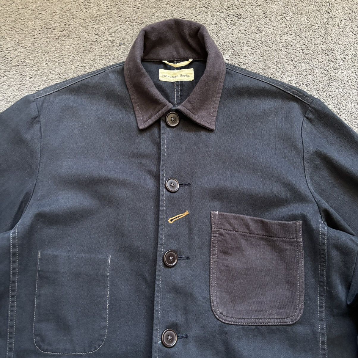 Universal Works Cotton Chore Work Bakers Jacket Overshirt Utility Size US S / EU 44-46 / 1 - 2 Thumbnail