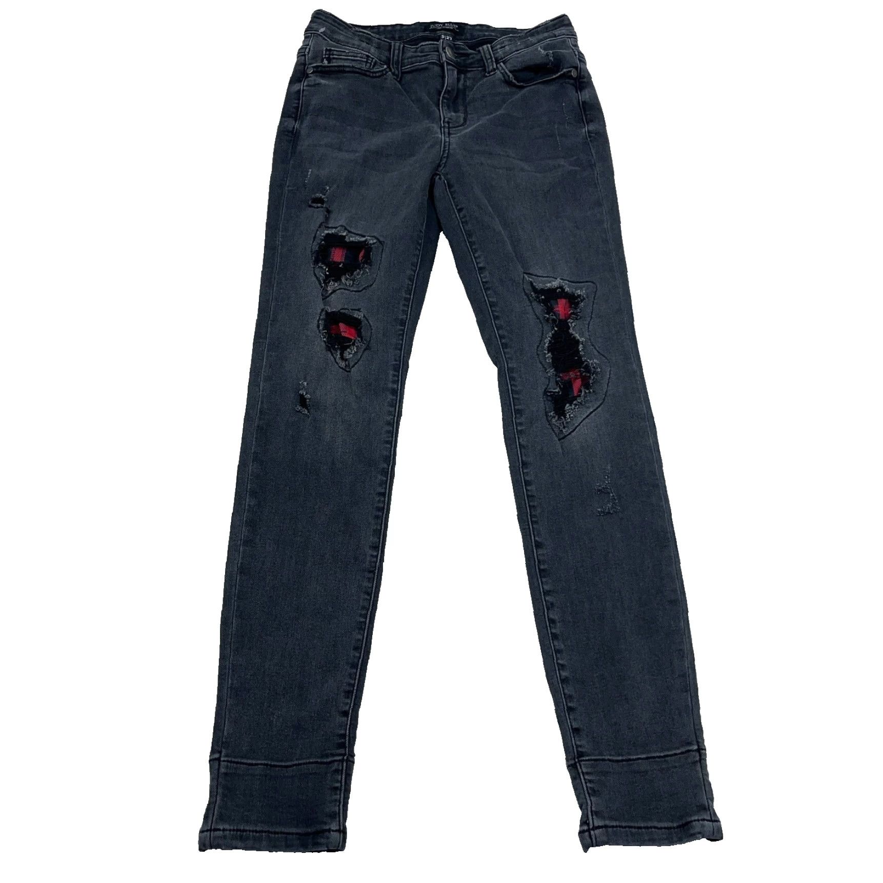 Vintage Judy Blue Jeans Women 5 27 Skinny Mid Rise Black Wash Distressed Comfort Pocket Denim Jeans Women 27in Regular Black Judy Blue Modern Classic Mens? Size 27" / US 4 / IT 40 - 2 Thumbnail