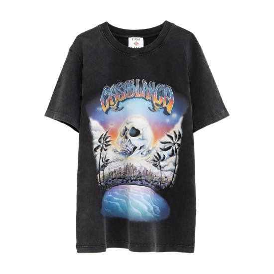 Casablanca CASABLANCA Men T-Shirts JTS 001 01 LAPRE BLACK Size US XXL / EU 58 / 5 - 1 Thumbnail