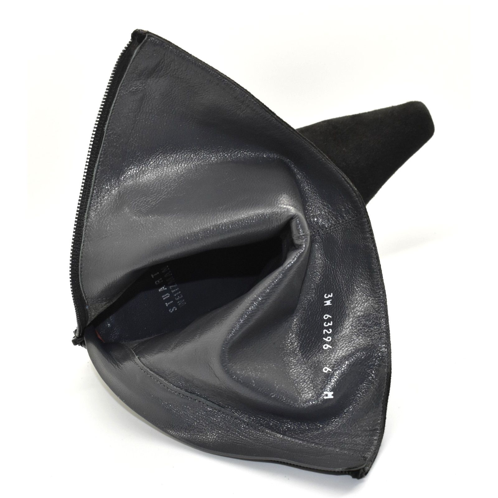 Stuart Weitzman STUART WEITZMAN Black Suede Back Zipper Mid Calf Boots Sz 6M Size US 6 / IT 36 - 8 Thumbnail