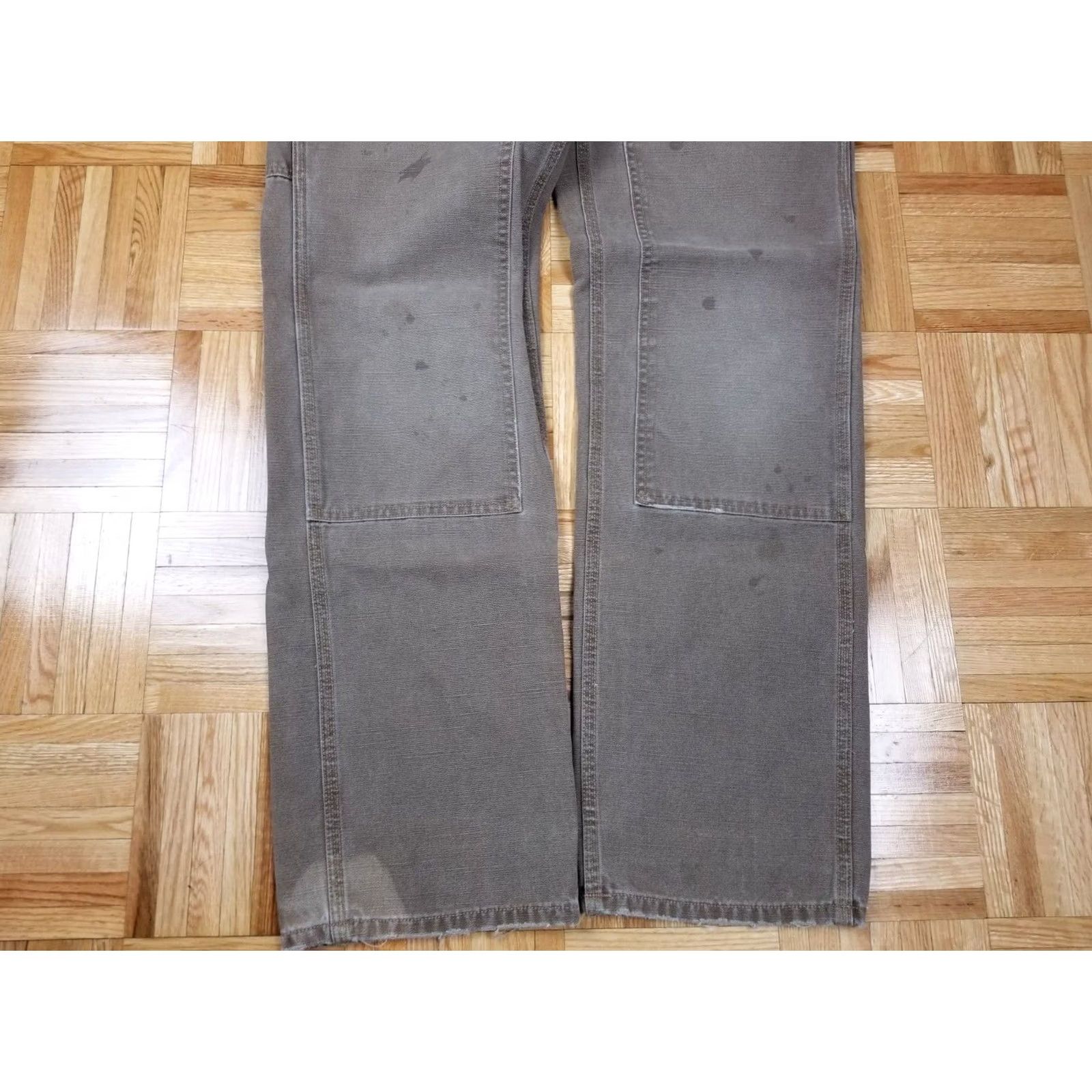 Ralph Lauren VINTAGE RALPH LAUREN POLO DISTRESSED DOUBLE KNEE WORK CARPENTER DUCK PANTS 32X32 BEIGE Mens Size US XS / EU 42 / 0 - 3 Thumbnail