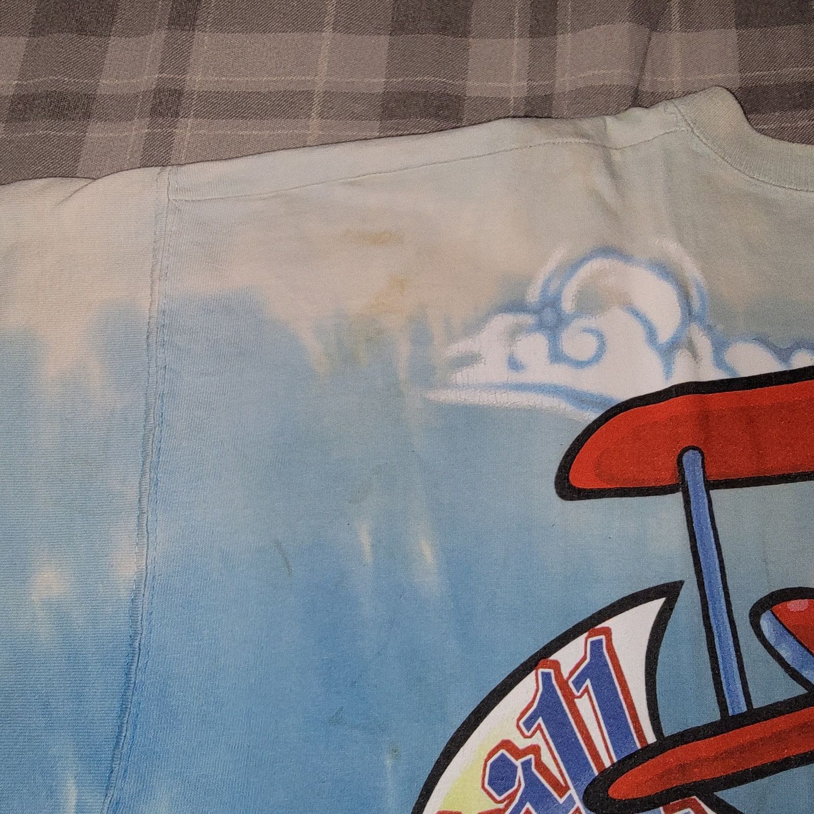 Liquid Blue Grateful Dead Vintage USA Statue of Liberty NY Tour T-Shirt Size US XL / EU 56 / 4 - 7 Thumbnail