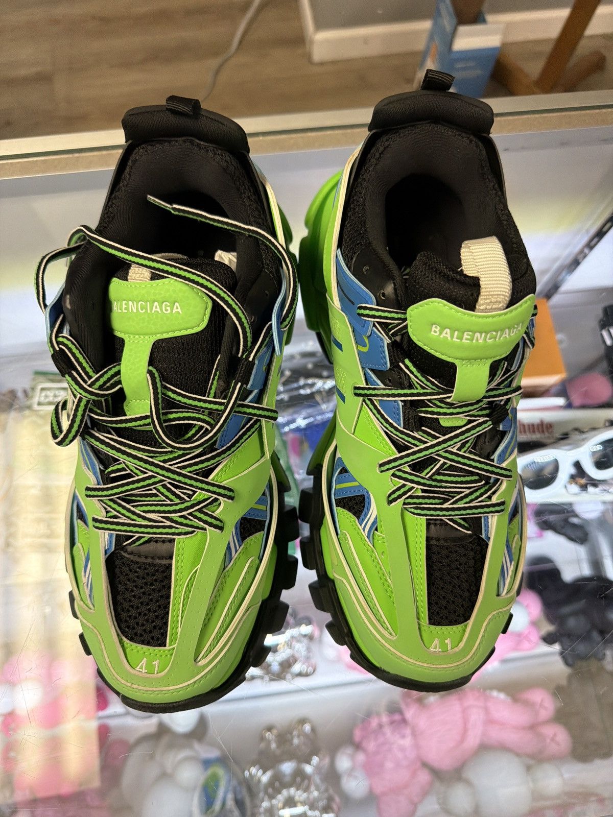 Balenciaga Balenciaga track trained blue green Size US 8 / EU 41 - 10 Thumbnail