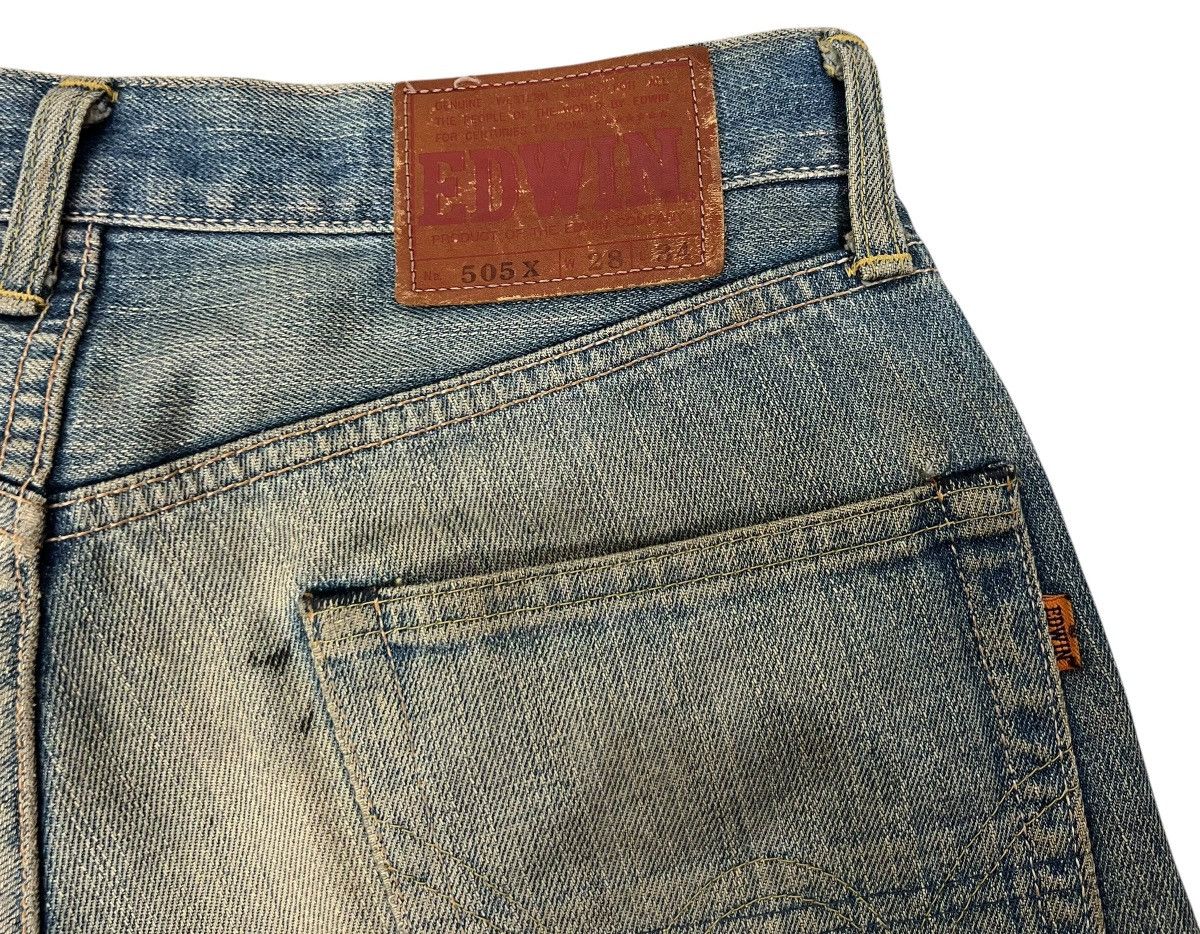 Edwin 90s Vintage Edwin Distressed Selvedge Jeans Size US 28 / EU 44 - 8 Thumbnail