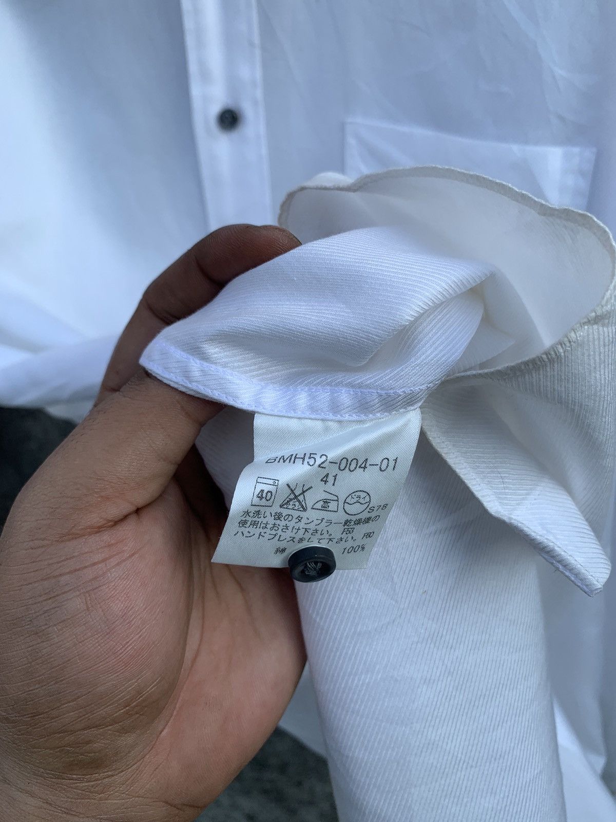 Burberry Burberry black label novacheck rib white dress shirt Size US L / EU 52-54 / 3 - 7 Thumbnail