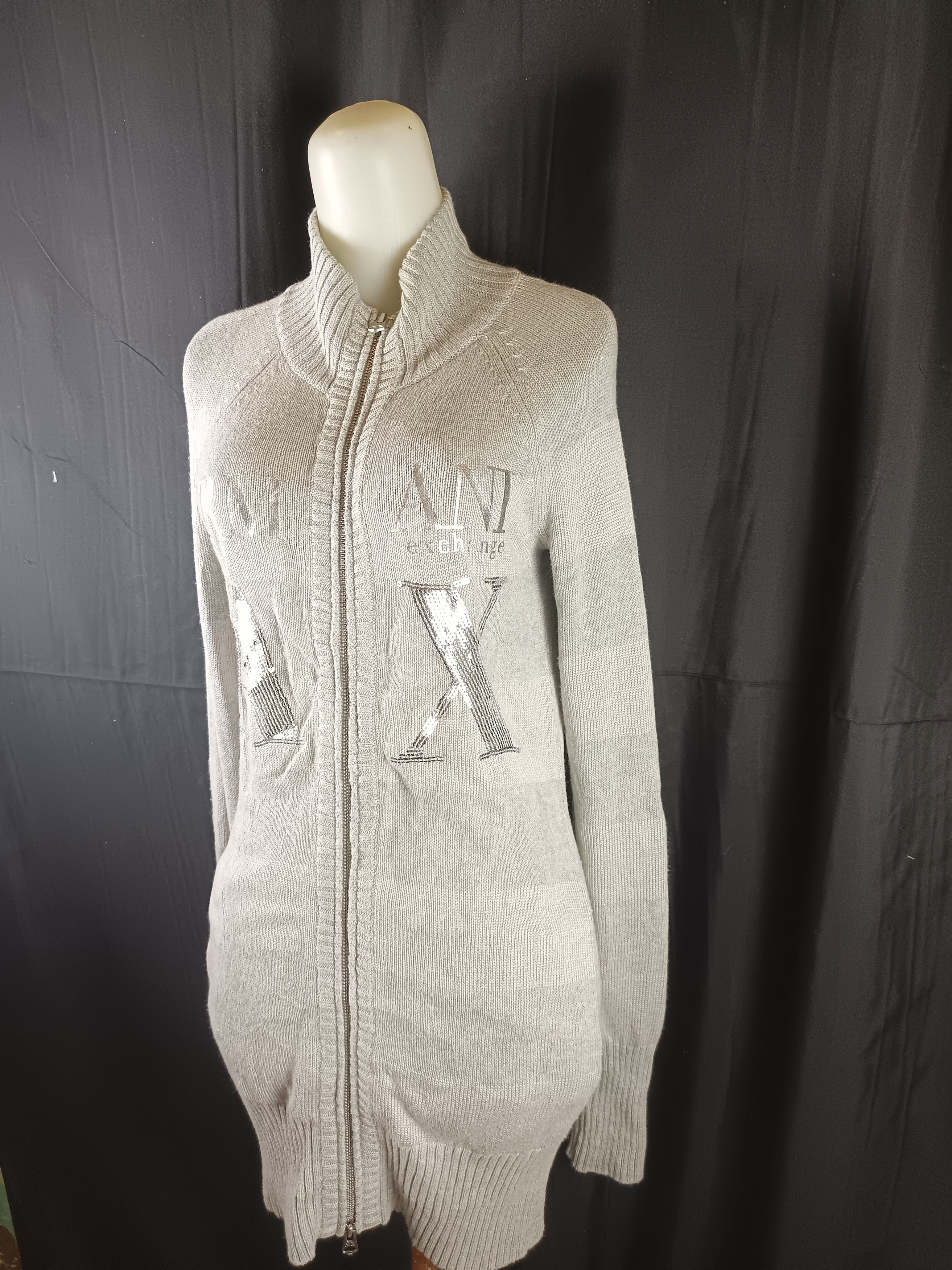 Armani Exchange AX Armani Exchange Knitted Zipper Sweater Size XS / US 0-2 / IT 36-38 - 2 Thumbnail