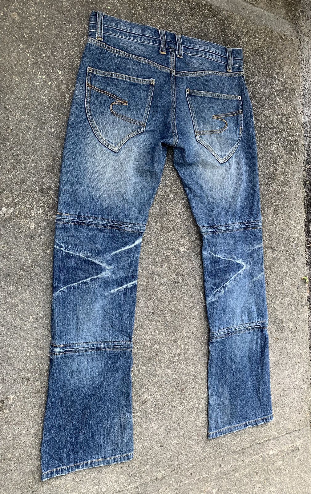 Japanese Brand Rare…Sementic Design 3 Way Lenght Zipper Punk Flared Pants Size US 33 - 8 Thumbnail