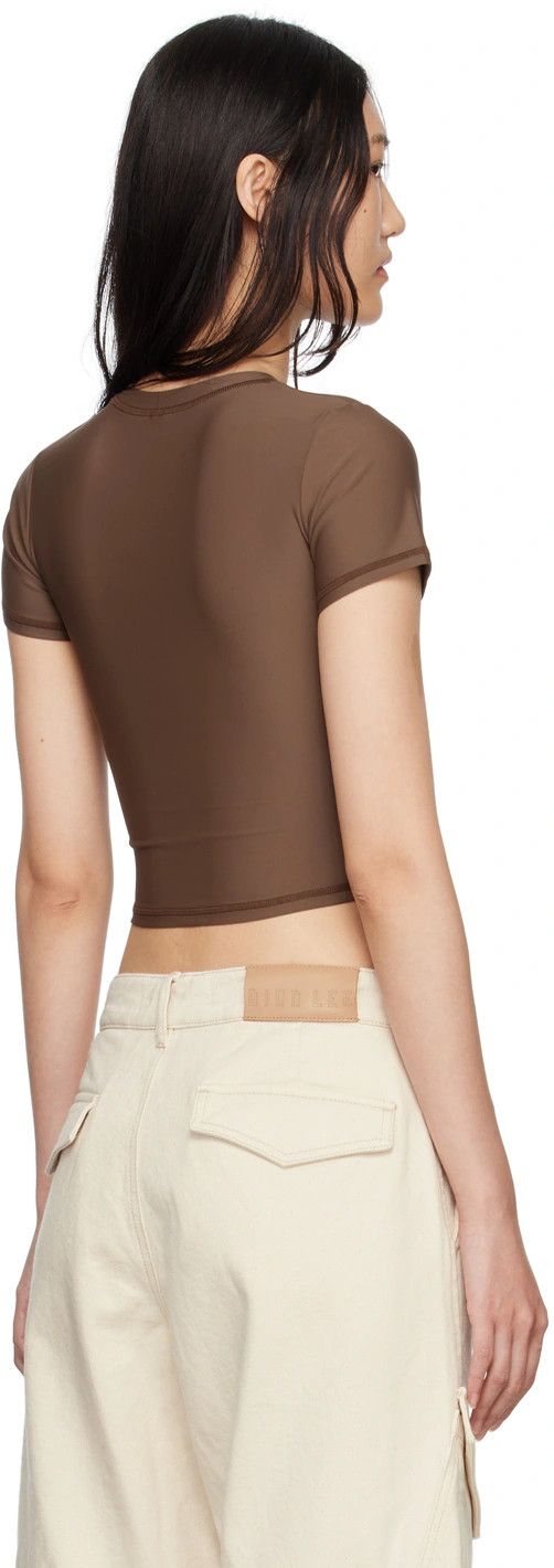 Entire Studios o1mle0524 Aquatic Guard T-Shirt in Brown Size XS / US 0-2 / IT 36-38 - 4 Thumbnail