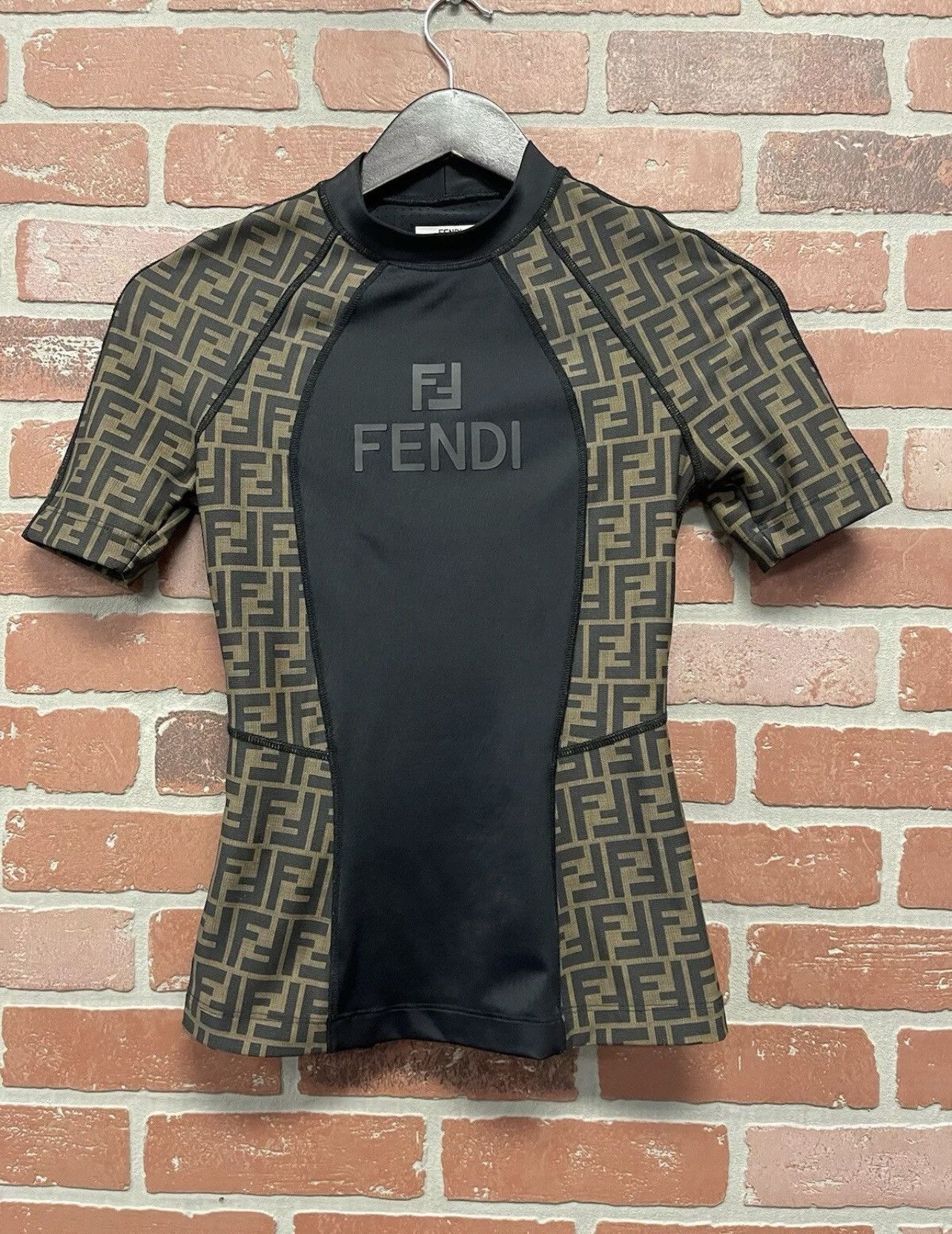 Fendi Size S/38EU - Fendi FF Jacquard Monogram Athletic Top 10 Size S / US 4 / IT 40 - 1 Thumbnail