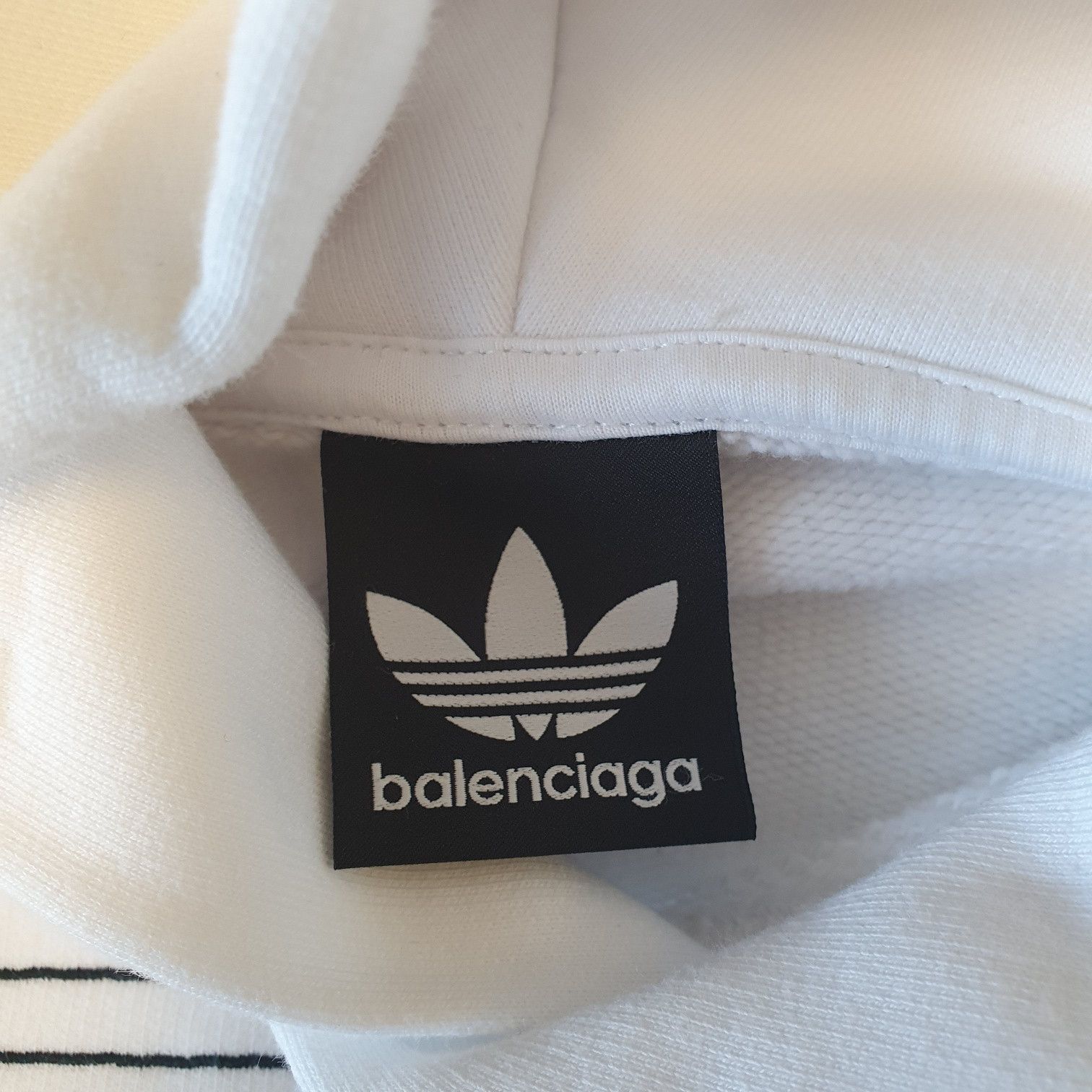 Adidas × Balenciaga RARE)) Balenciaga Adidas White Hoodie Size US S / EU 44-46 / 1 - 3 Thumbnail