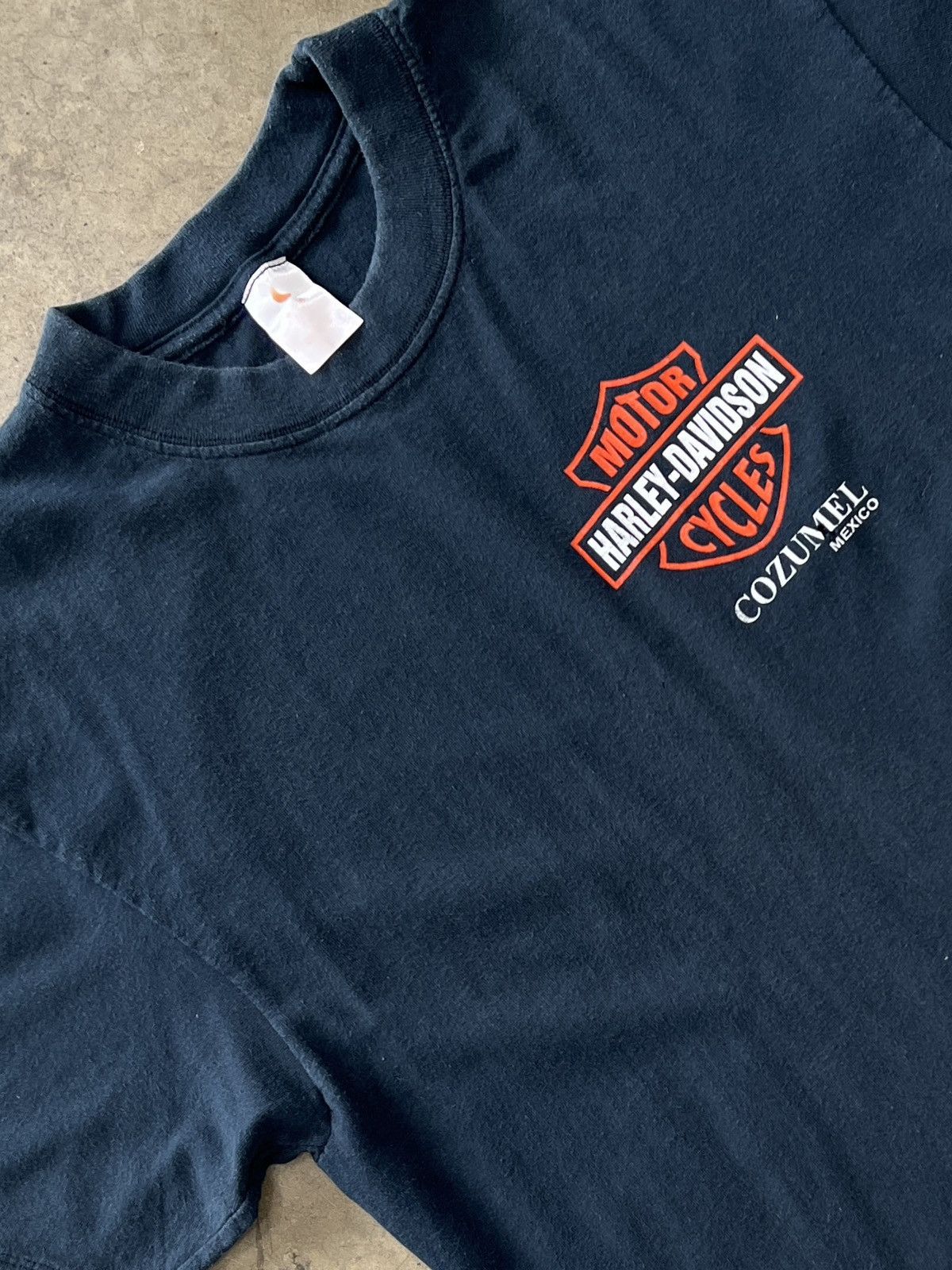 Harley Davidson Vintage Harley Davidson Cozumel Mexico Flame Eagle Tee Large Size US L / EU 52-54 / 3 - 4 Thumbnail