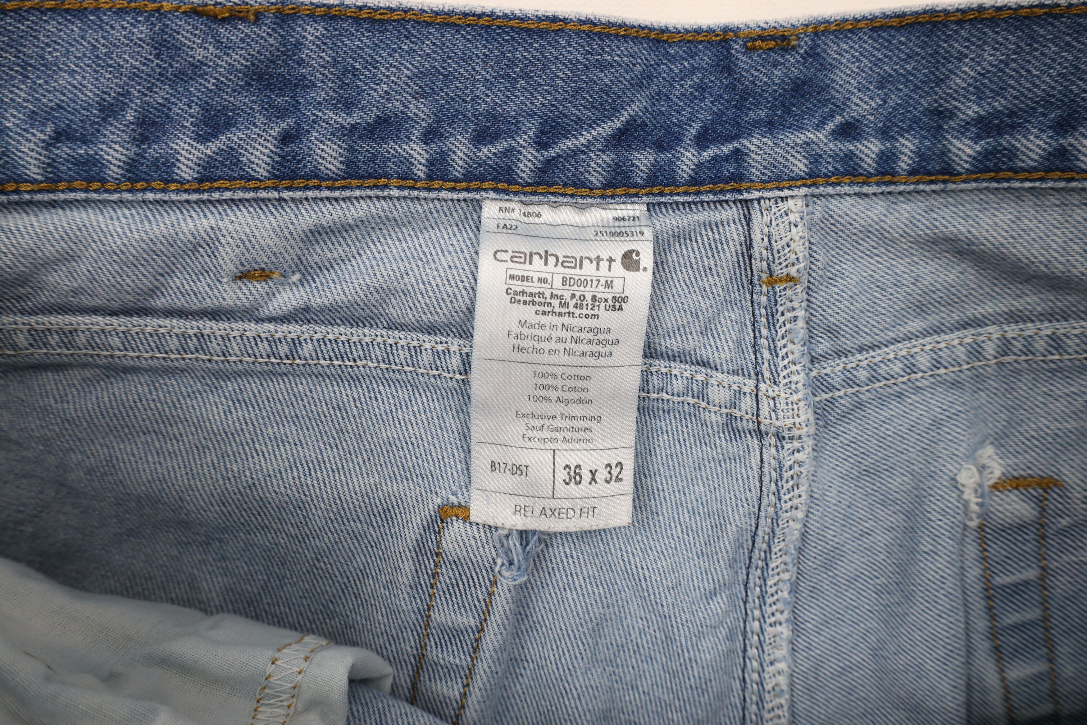 Carhartt × Vintage Vintage Carhartt Relaxed Fit Denim Jeans Blue Cotton Size US 36 / EU 52 - 9 Thumbnail