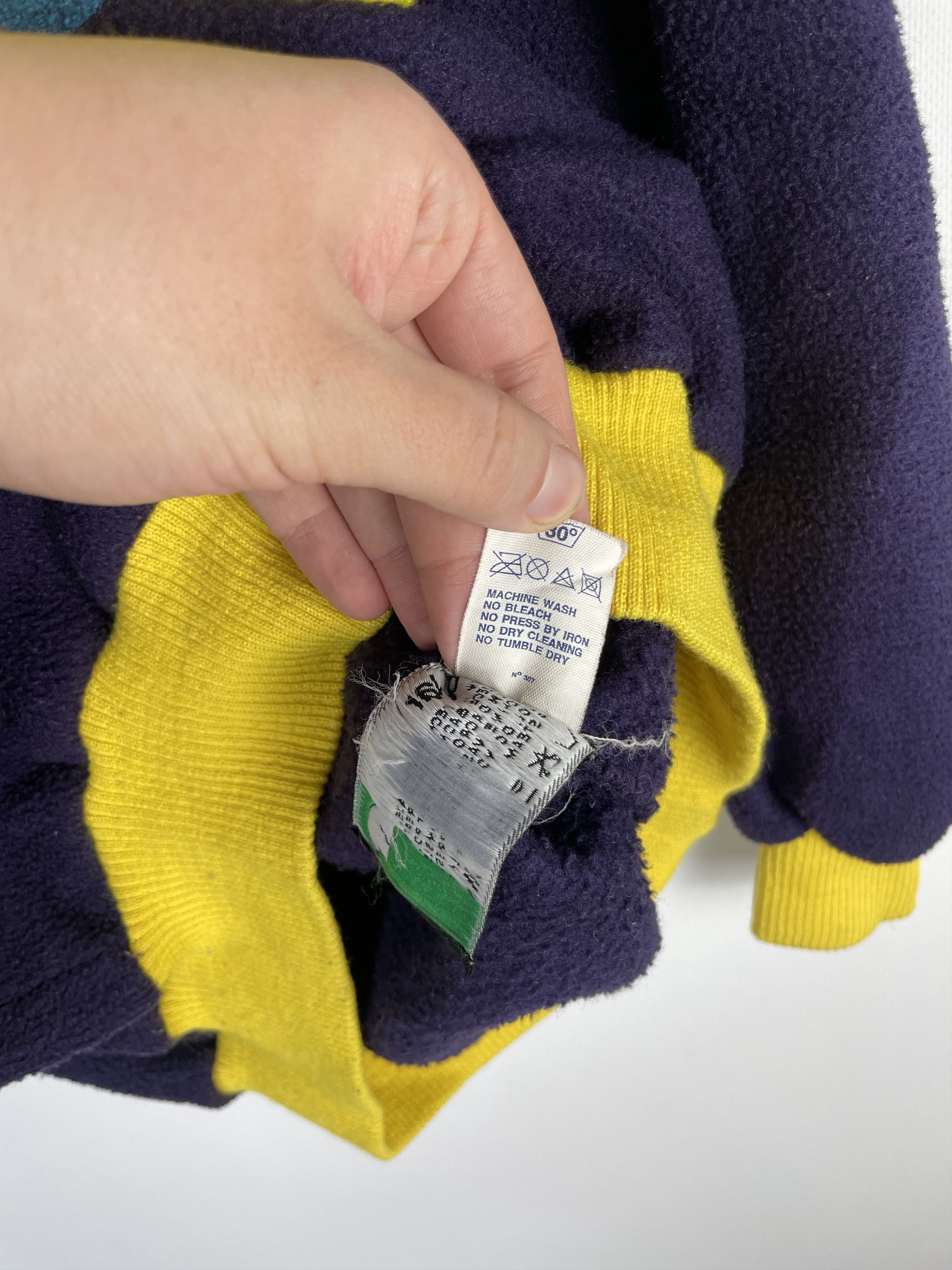 Sergio Tacchini Vintage Sergio Tacchini Fleece Pullover Size US S / EU 44-46 / 1 - 10 Thumbnail
