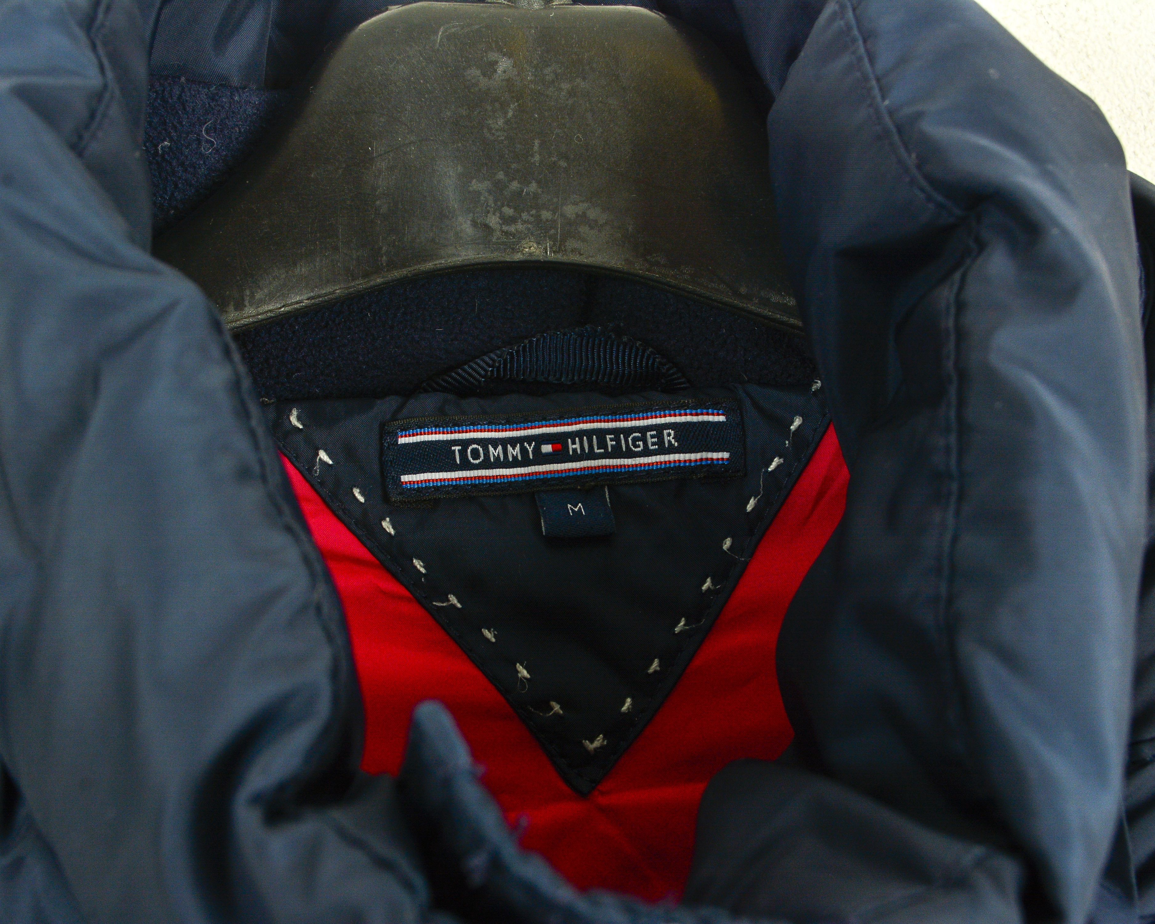 Tommy Hilfiger Women M Down Feather Jacket Hood Parka Insulated Coat Puffer Size M / US 6-8 / IT 42-44 - 3 Thumbnail