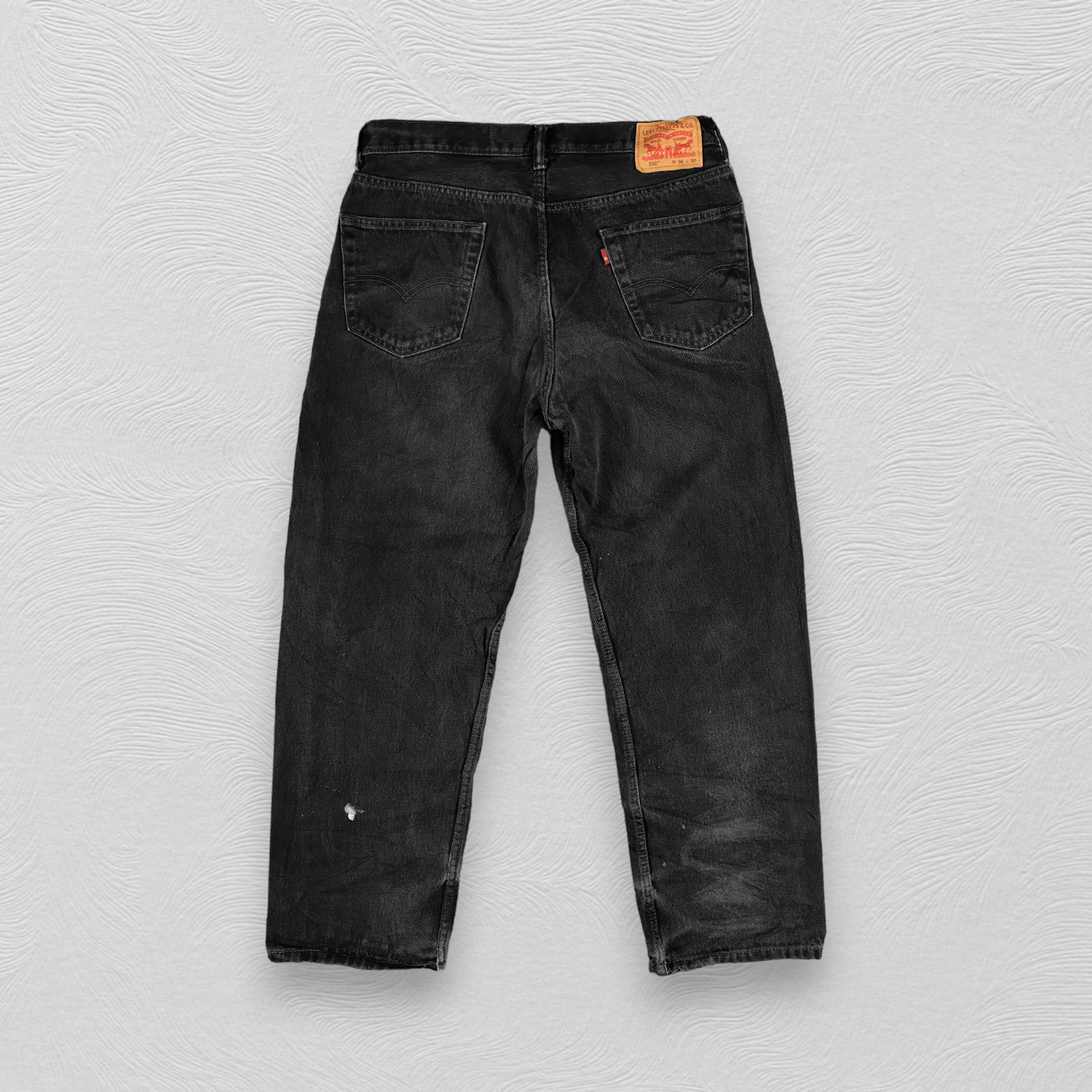 Levi's Vintage Levis 505 Jeans Faded Black Denim KJ1394 Size US 36 / EU 52 - 2 Thumbnail