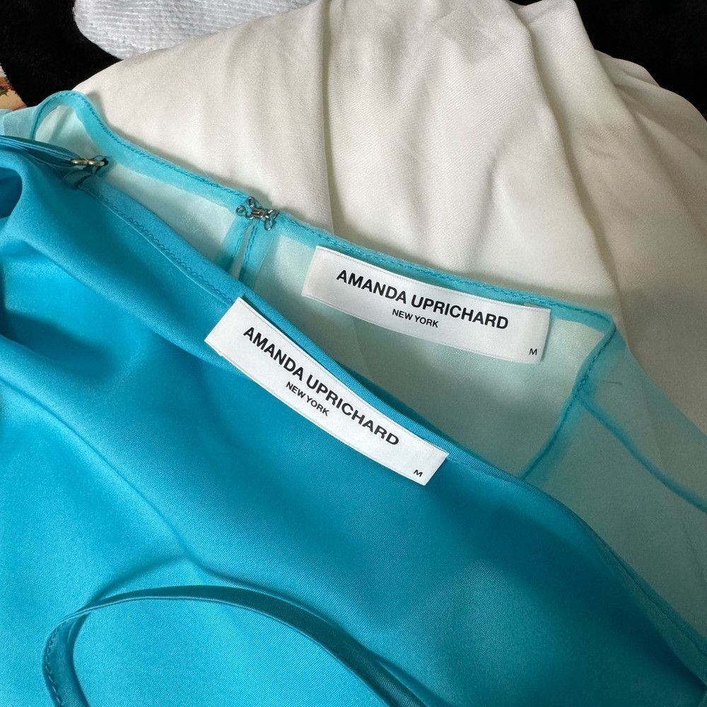 Amanda Uprichard Amanda Uprichard Blue Sheer Smith Top 2 Piece Set Size M / US 6-8 / IT 42-44 - 4 Thumbnail