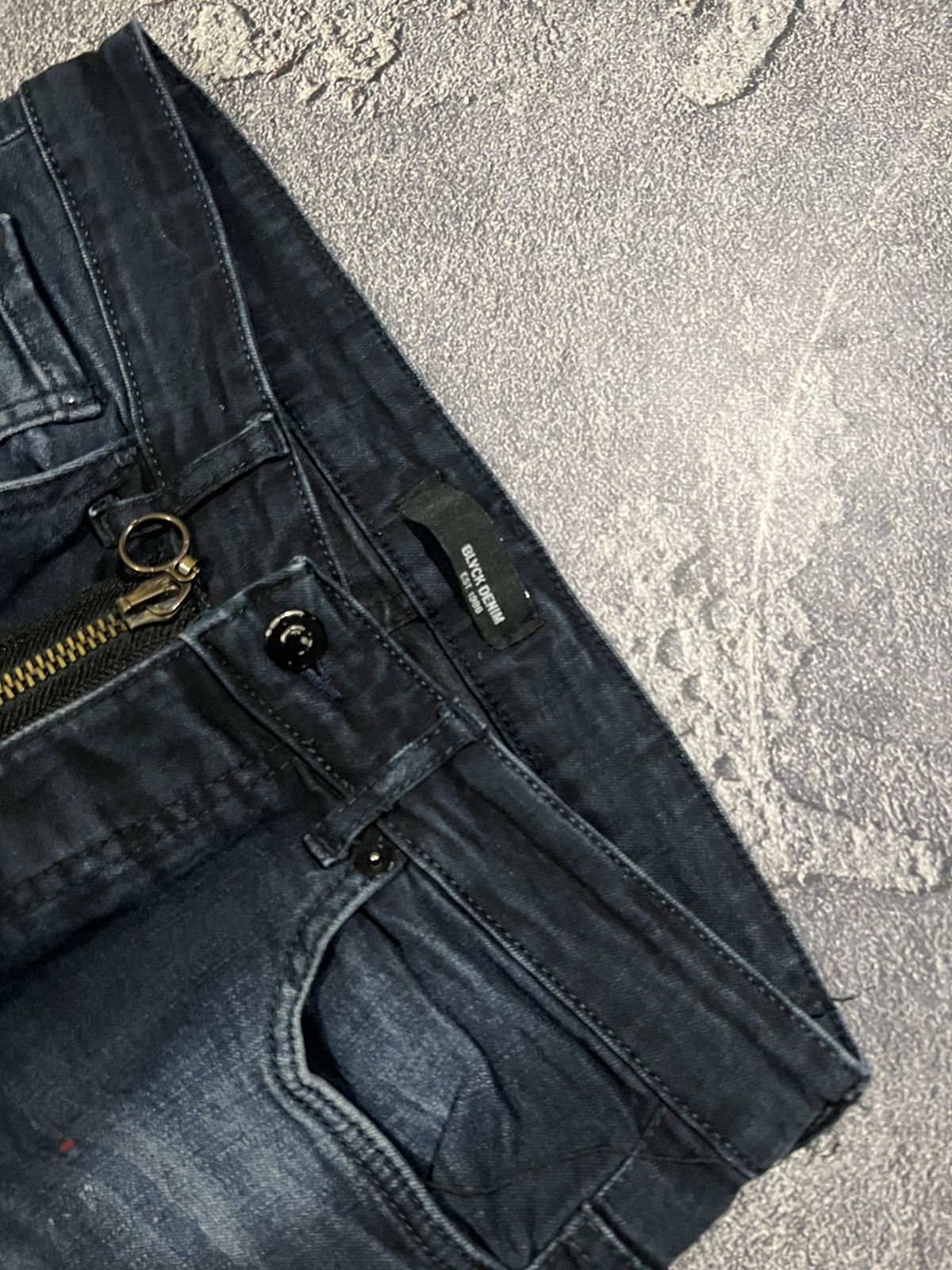 Japanese Brand Underground Dark Avant Garde Jean — Zipper Archive Faded 90 Size US 30 / EU 46 - 5 Thumbnail