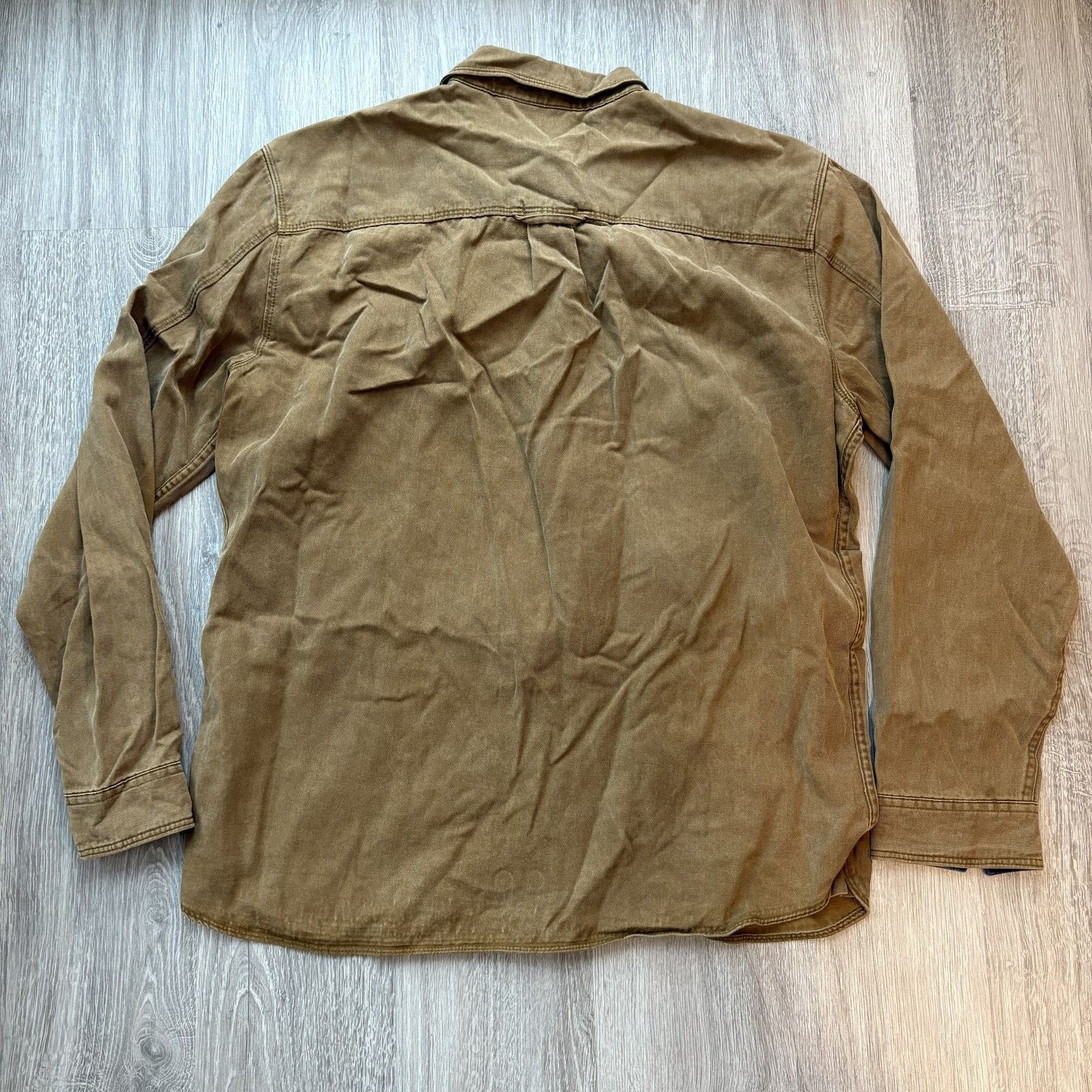 Royal Robbins Royal Robbins Men's Brown Lyocell Cotton Button Down Shirt L Size US L / EU 52-54 / 3 - 9 Thumbnail