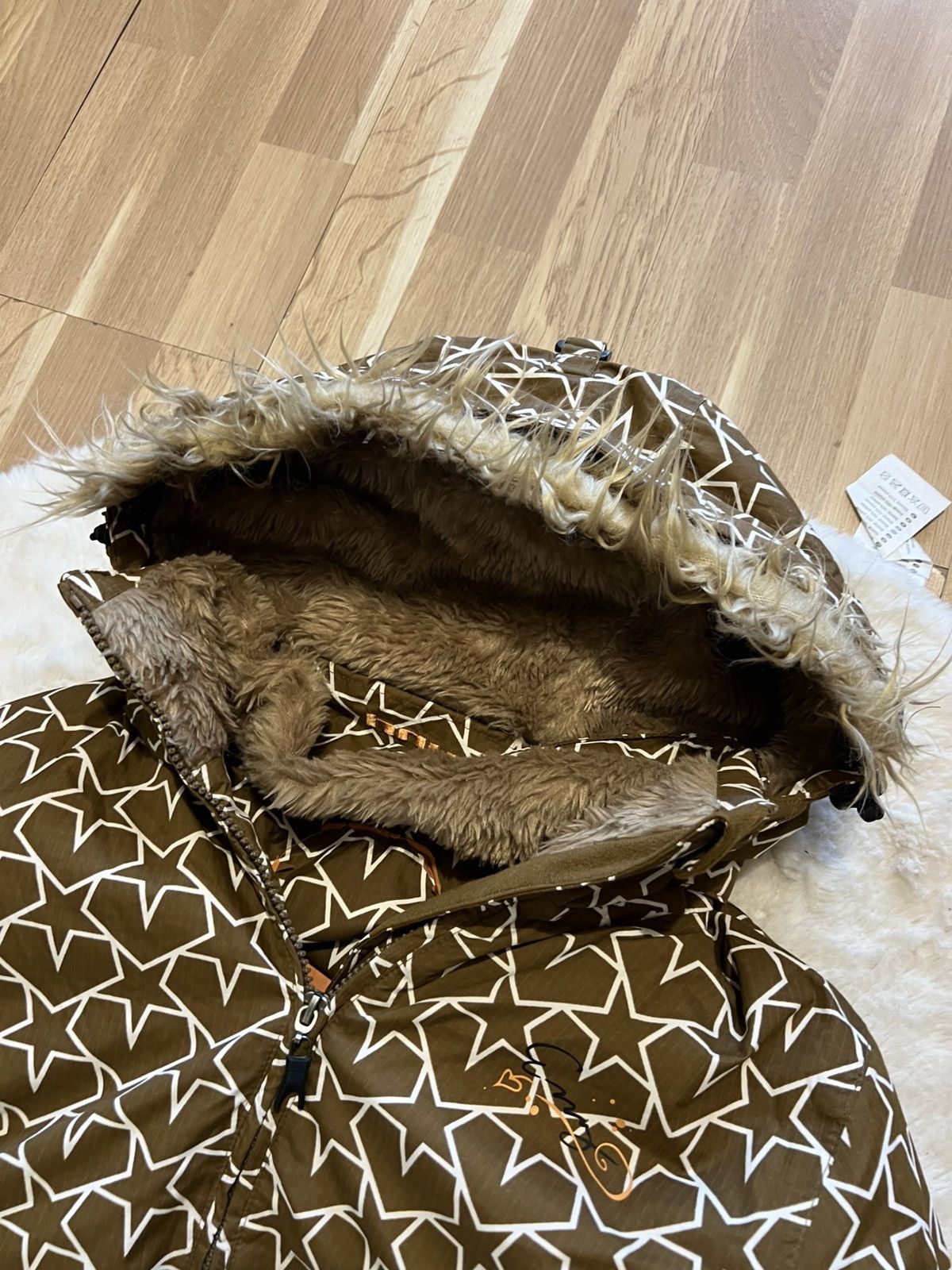 Hysteric Glamour If six was nine style bomber jacket fur hood Y2K style hype Size M / US 6-8 / IT 42-44 - 5 Thumbnail