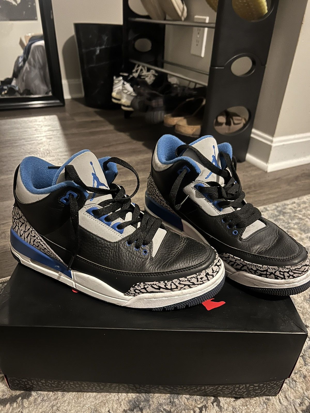 Jordan Brand Air jordan 3 retro “Sport blue” Size US 8 / EU 41 - 1 Thumbnail