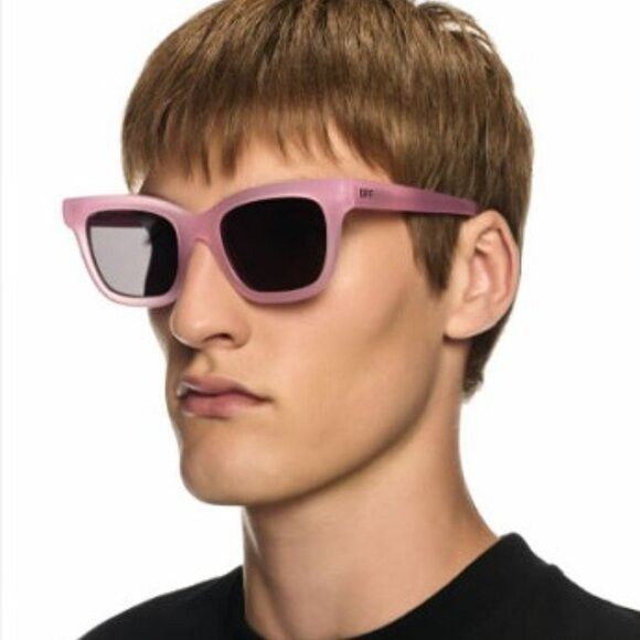 Off-White Off-White OERI143 LINCOLN 1007 Sunglasses Black Square Frame Size ONE SIZE - 3 Thumbnail