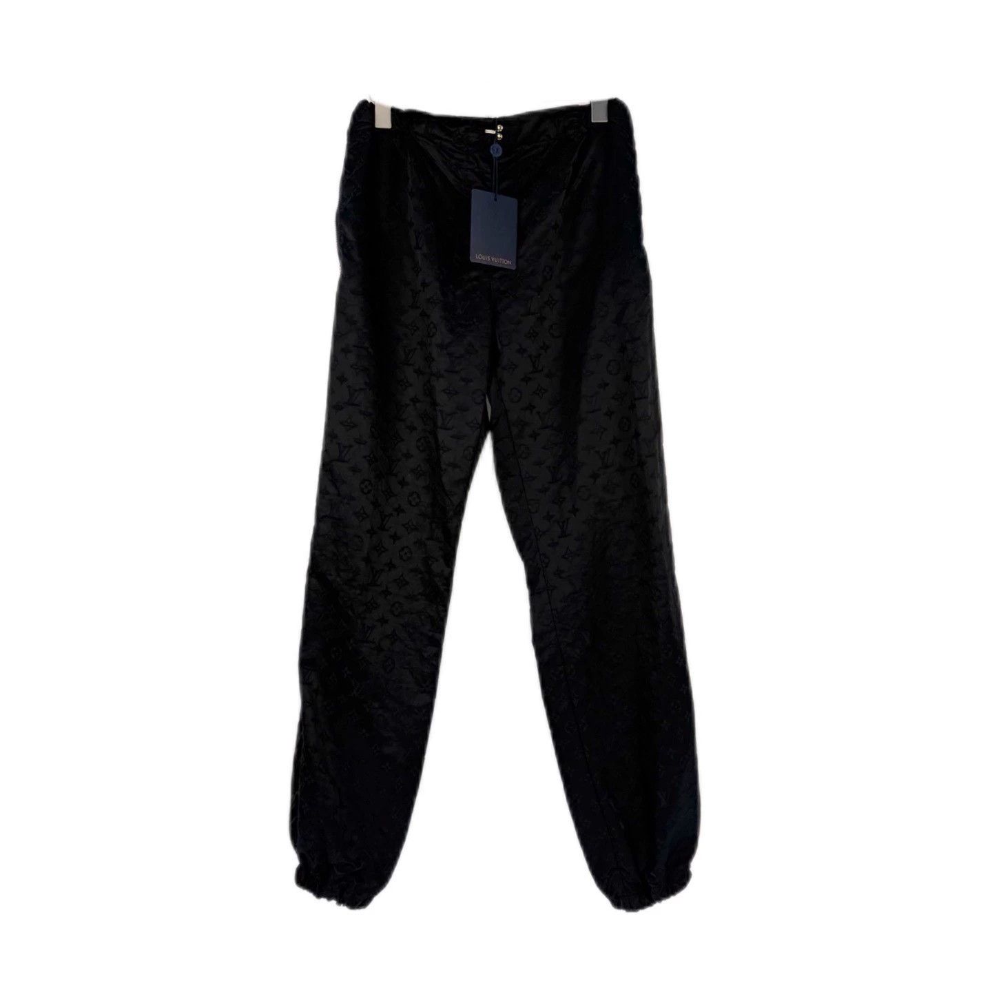 Louis Vuitton Louis Vuitton Black Logo Nylon Pants - dmc Size US 34 / EU 50 - 1 Thumbnail