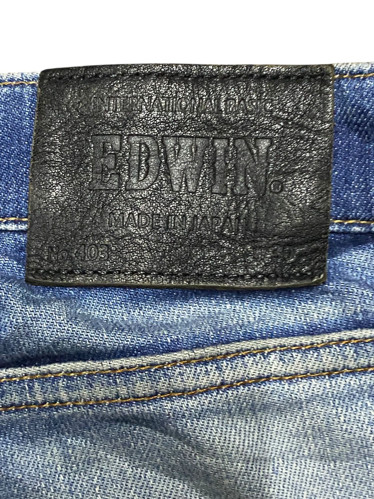 Edwin Vintage Japanese Brand Edwin E403F Grunge Slim Fit Jeans Size US 31 - 8 Thumbnail