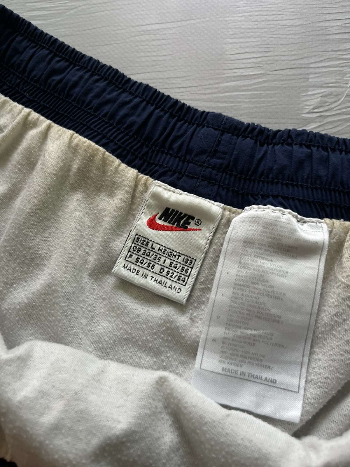 Nike Y2K Nike Streetwear Nylon Vintage Shorts Blue Size US 34 / EU 50 - 4 Thumbnail