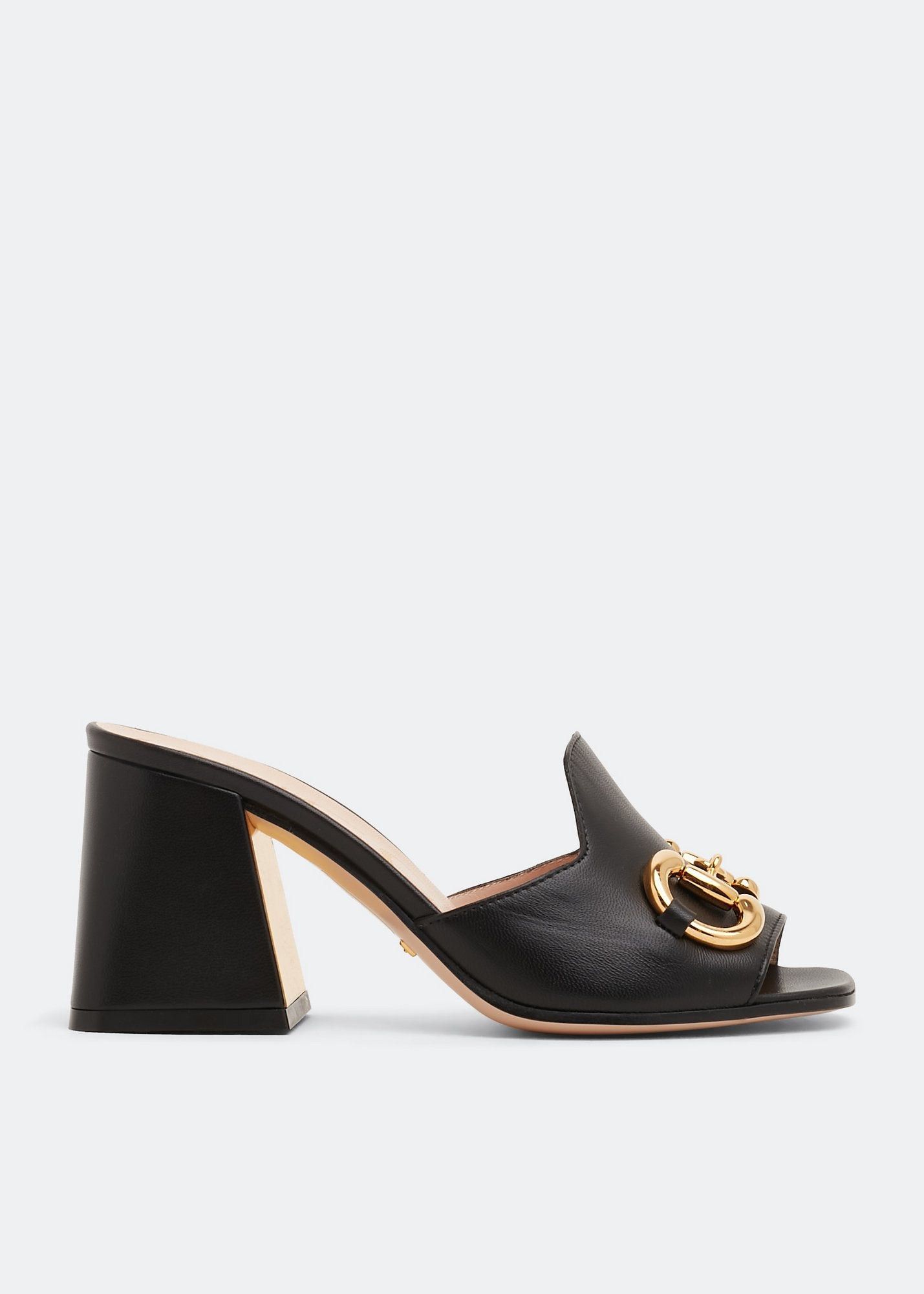 Gucci Gucci Horsebit Heel Mules SIZE 41.5 Size ONE SIZE - 1 Thumbnail