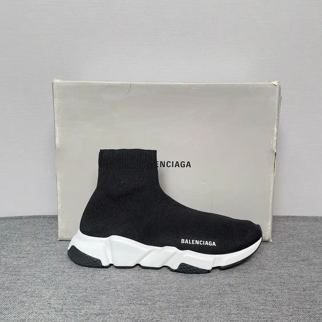 Balenciaga $1050 Balenciaga Excavator Ankle Boot, Black, Size 41