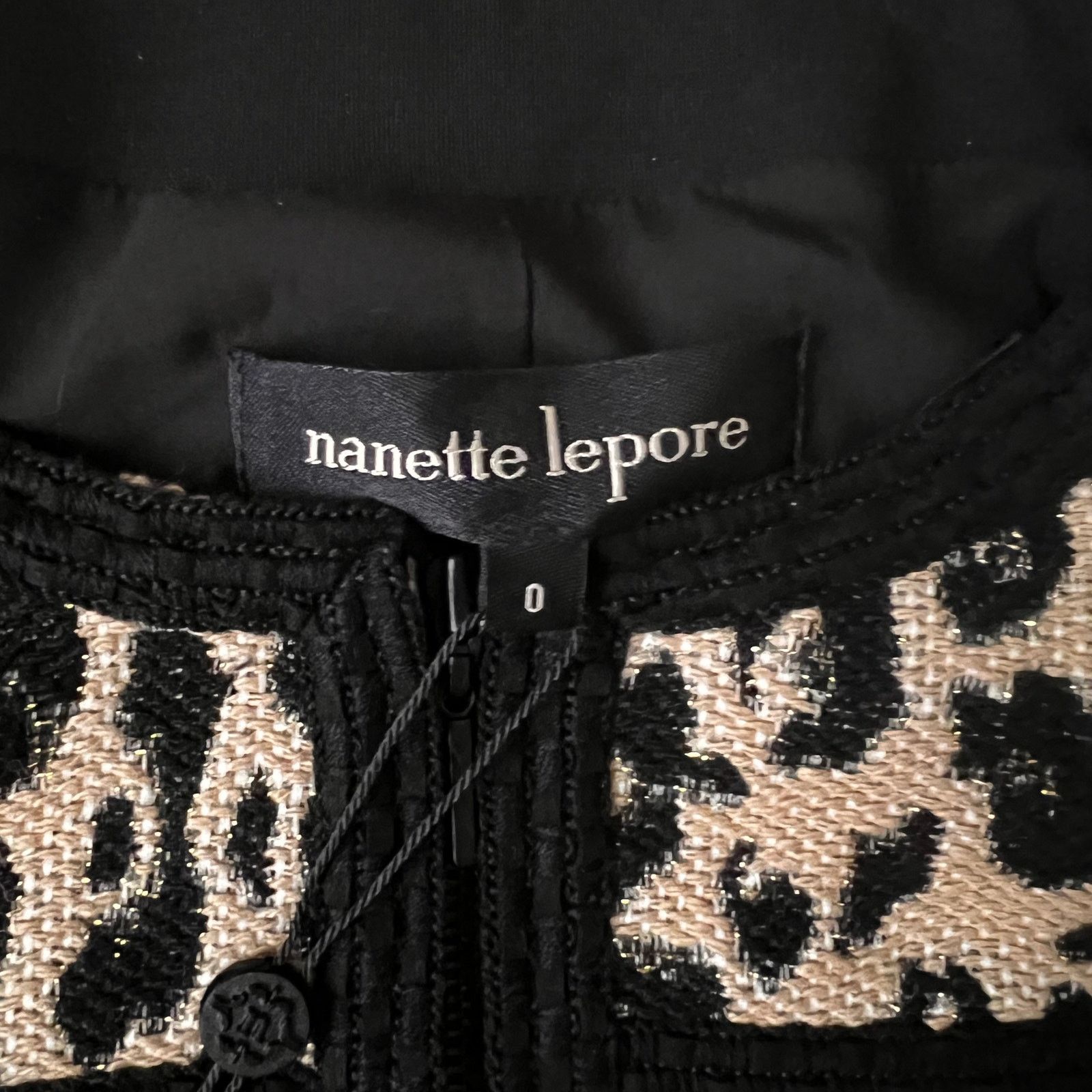 Nanette Lepore NANETTE LEPORE Leopard-Print Sheath Dress Jacket Set, US0 Size XS / US 0-2 / IT 36-38 - 13 Thumbnail