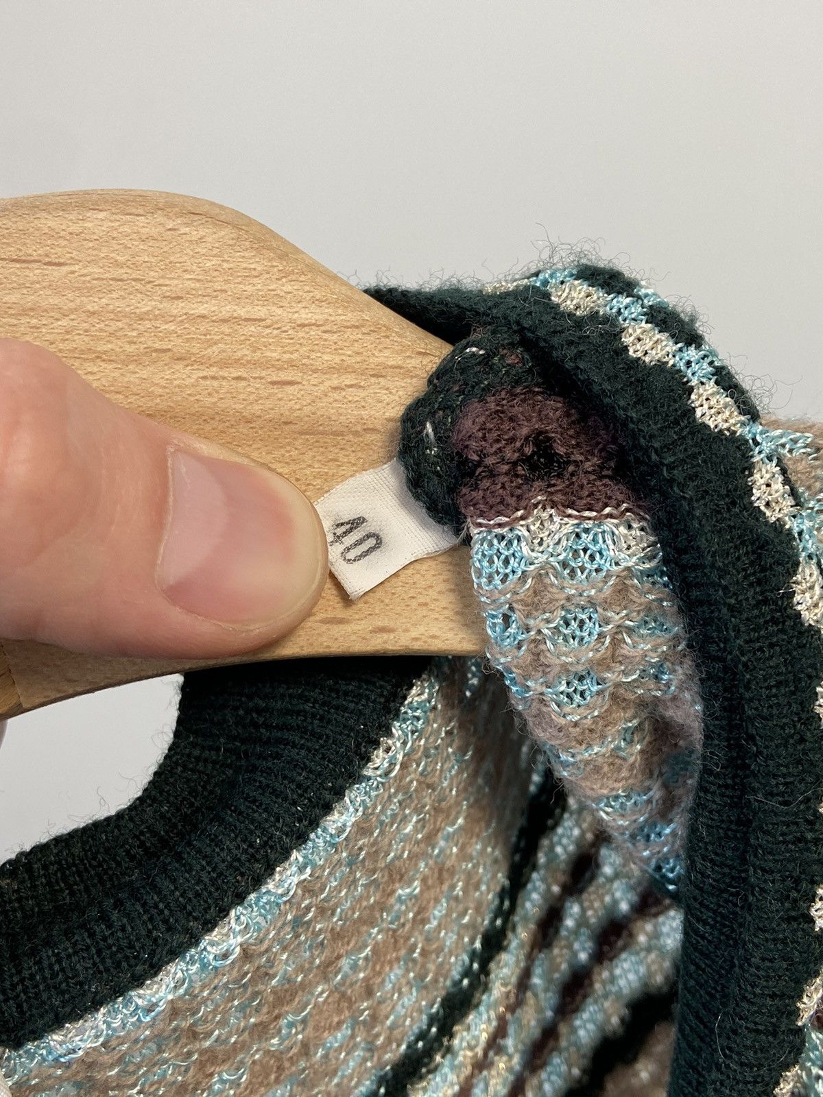 Missoni MISSONI Textured Thin Knit Pullover Sweater Top Size 40 Size M / US 6-8 / IT 42-44 - 13 Thumbnail