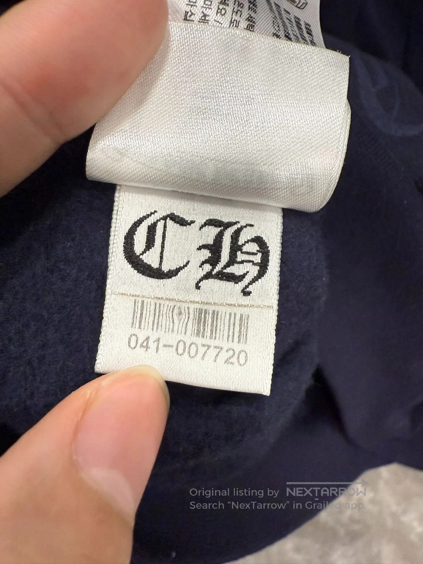 Chrome Hearts Chrome Hearts Navy Vine Pattern Hoodie. Size US M / EU 48-50 / 2 - 6 Thumbnail