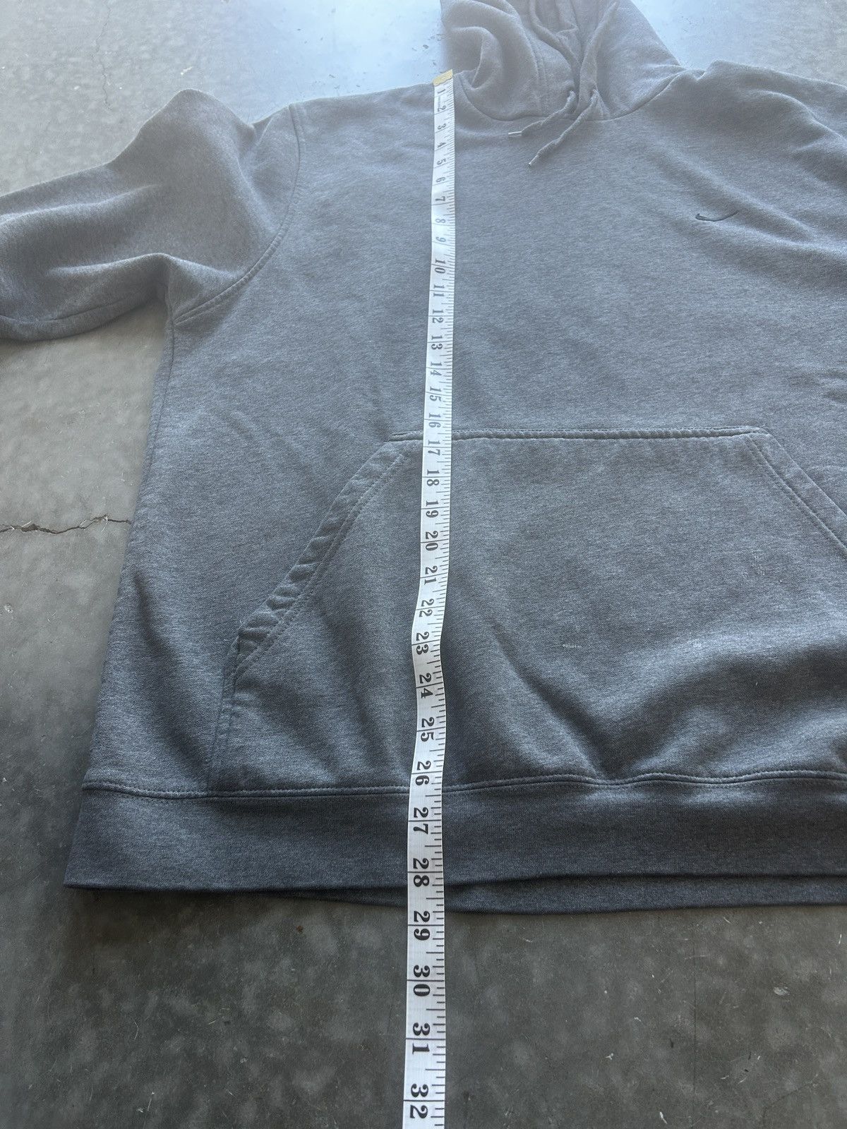 Nike × Vintage Vintage Y2K Nike Embroidered Swoosh Hoodie Baggy Fit Size US XXL / EU 58 / 5 - 8 Thumbnail
