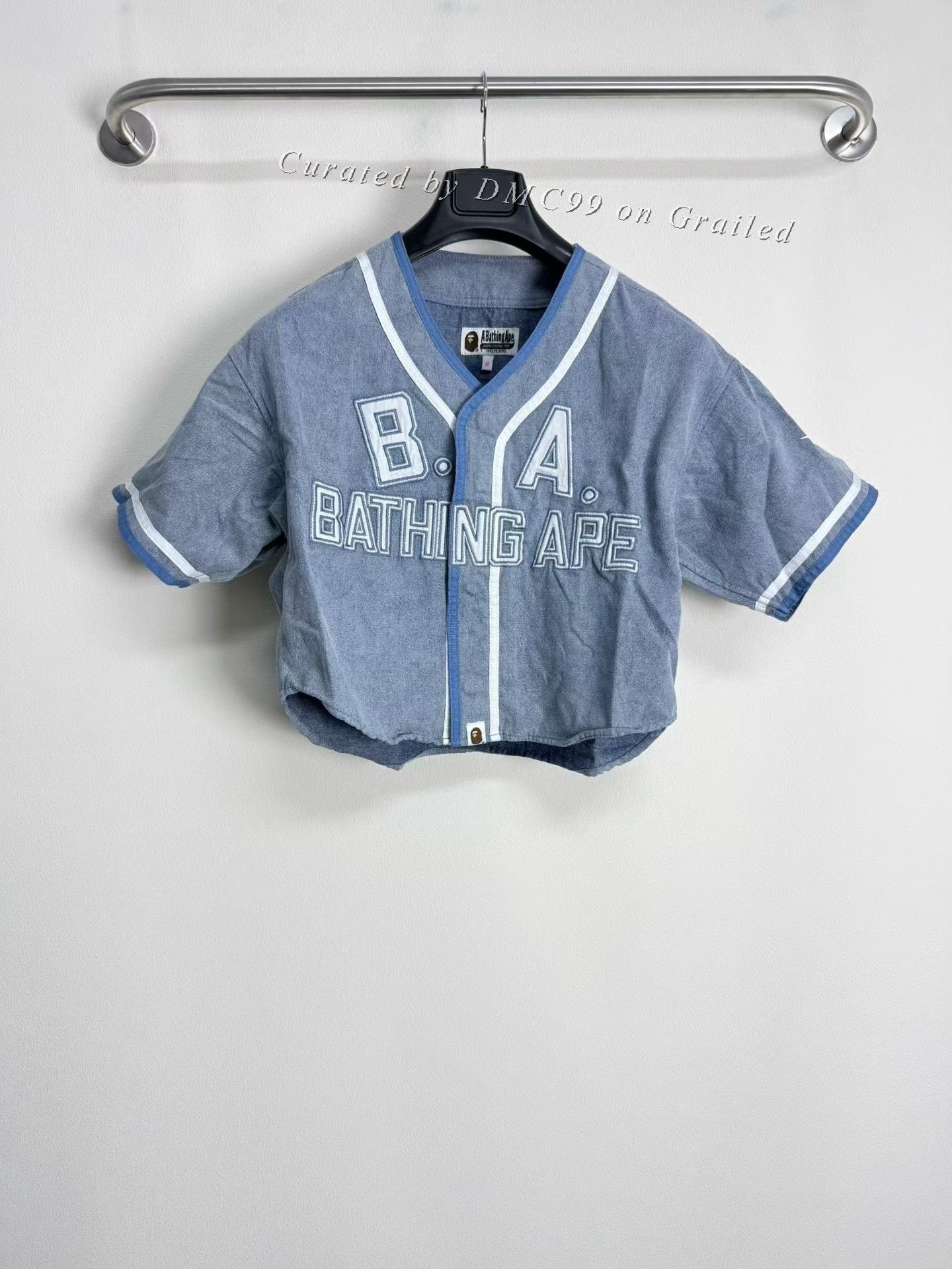 Bape Bape 26SS Women's Denim Baseball Jacket Size M / US 6-8 / IT 42-44 - 1 Thumbnail