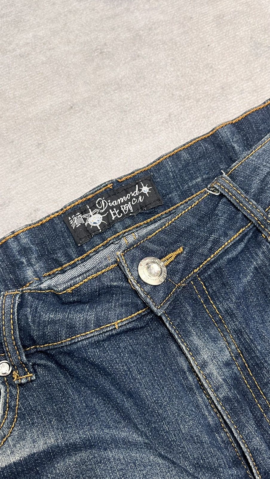 If Six Was Nine Vtg Denim pants Y2k Style Size US 31 - 6 Thumbnail