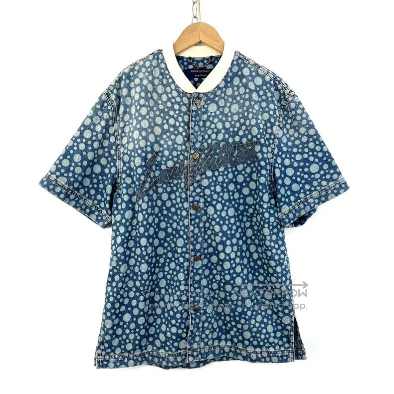 Louis Vuitton Louis Vuitton Yayoi Kusama Co-Branded Denim Polka-Dot Casu Size US S / EU 44-46 / 1 - 1 Thumbnail